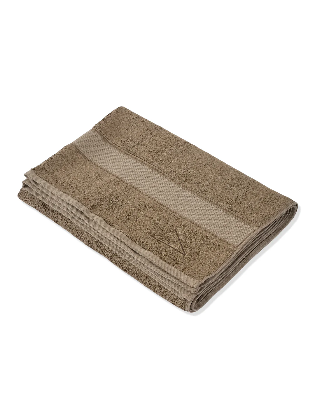 Luxury Brown Bamboo Cotton Solid 600 GSM Bath Towel Eco Bamboo 1 Pc Pvc Pack - Image 4