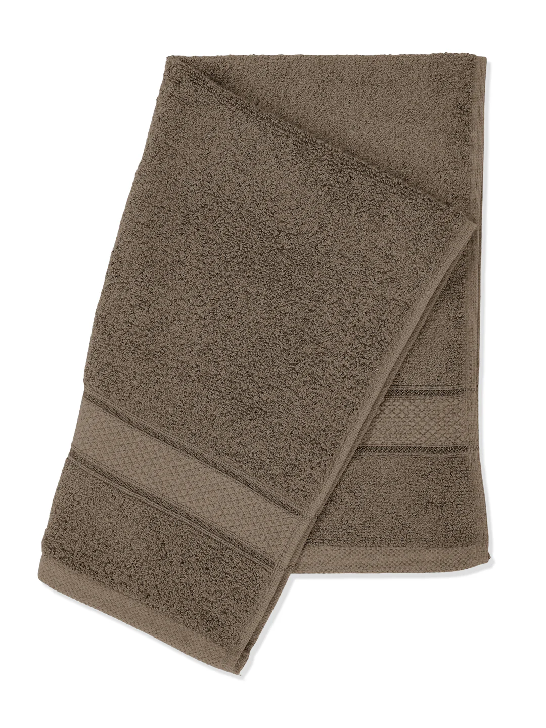 Luxury Brown Bamboo Cotton Solid 600 GSM Hand Towel Eco Bamboo 2 Pc Set Pvc Pack - Image 7