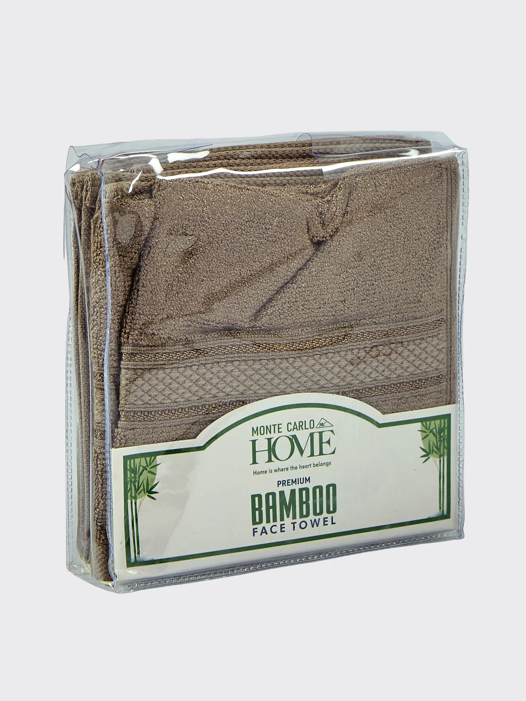 Luxury Brown Solid 600 GSM Face Towel 4 Pc Set (Eco Bamboo Collection) - Image 8