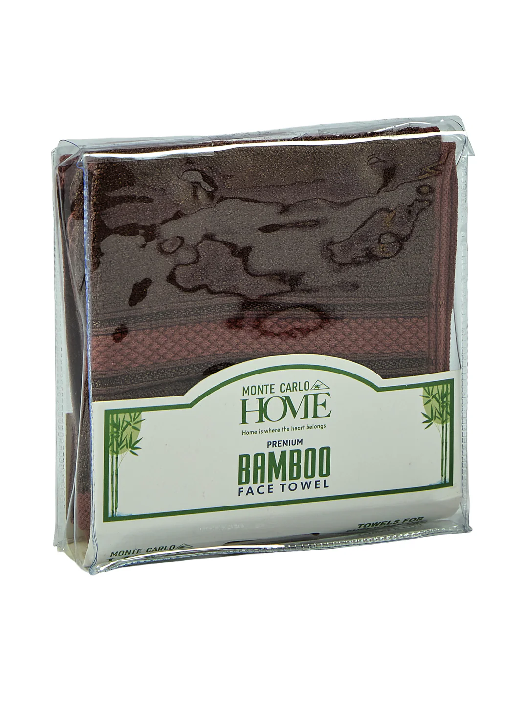 Luxury Camel Brown Solid 600 GSM Face Towel 4 Pc Set (Eco Bamboo Collection) - Image 8