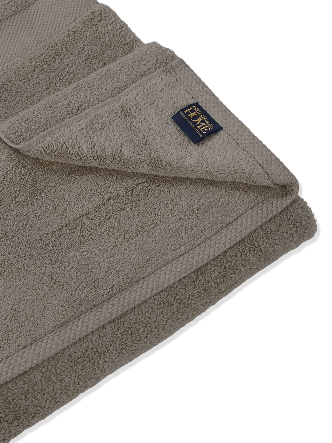 Luxury Grey 100% Cotton Solid 625 GSM Bath Towel Eusapia 1 Pc Box Pack - Image 5
