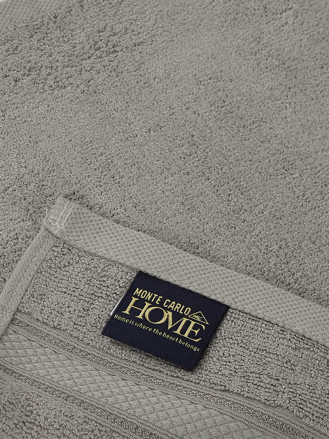 Luxury Grey Solid 600 GSM Face Towel 4 Pc Set (Eco Bamboo Collection) - Image 5