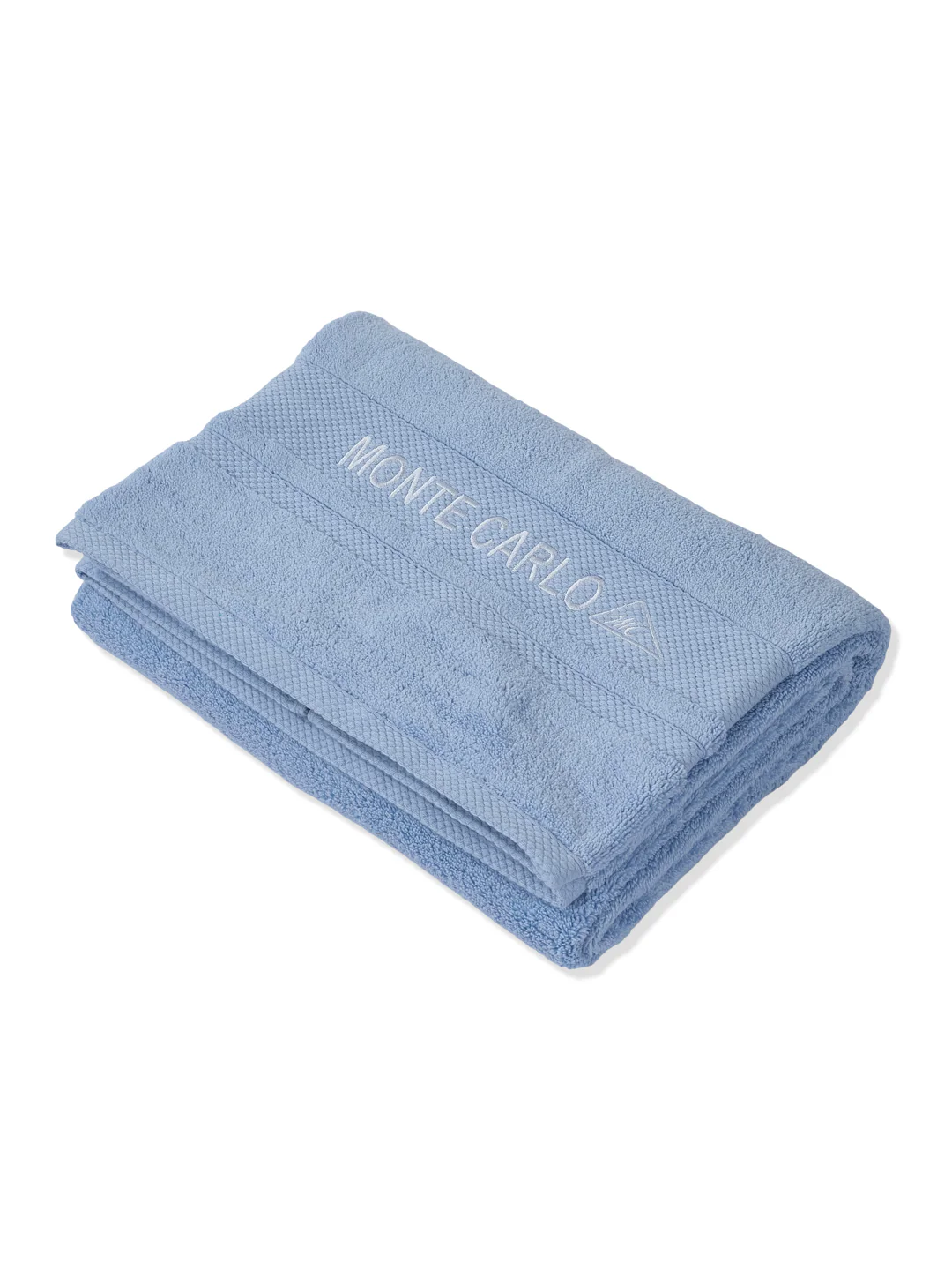 Luxury Light Blue 100% Cotton Solid 625 GSM Bath Towel Eusapia 1 Pc Box Pack - Image 4