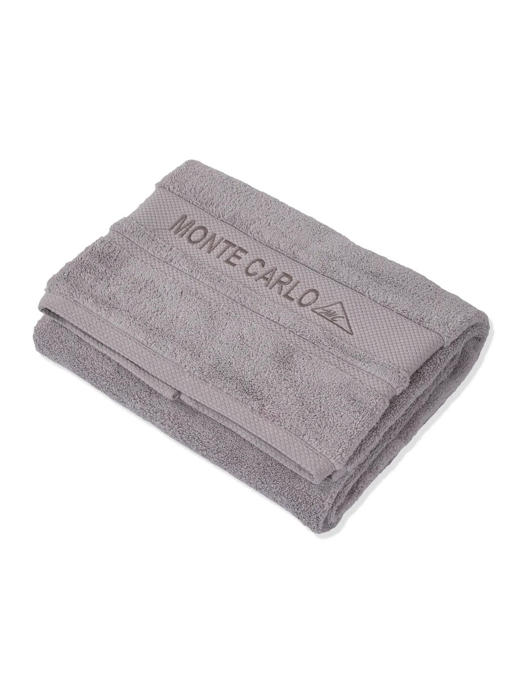 Luxury Light Grey 100% Cotton Solid 625 GSM Bath Towel Eusapia 1 Pc Box Pack - Image 4