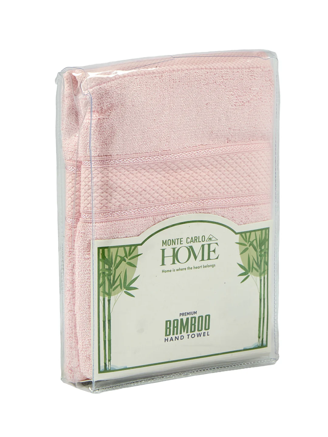 Luxury Pink Bamboo Cotton Solid 600 GSM Hand Towel Eco Bamboo 2 Pc Set Pvc Pack - Image 11