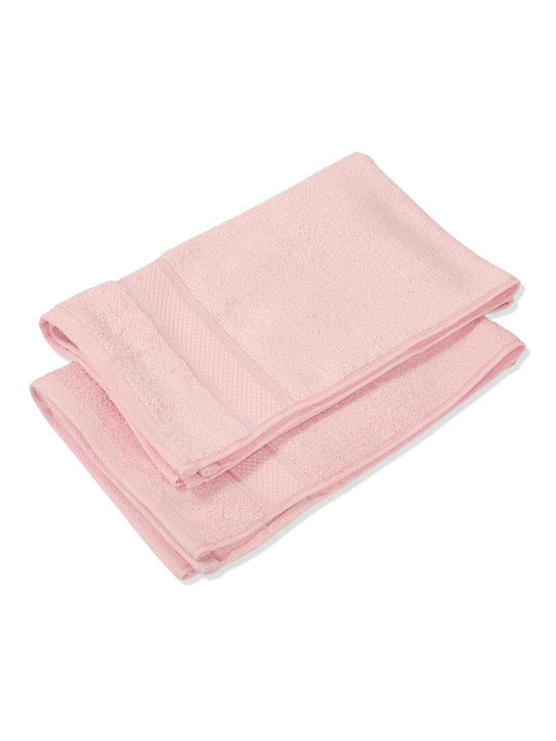 Luxury Pink Bamboo Cotton Solid 600 GSM Hand Towel Eco Bamboo 2 Pc Set Pvc Pack - Image 6