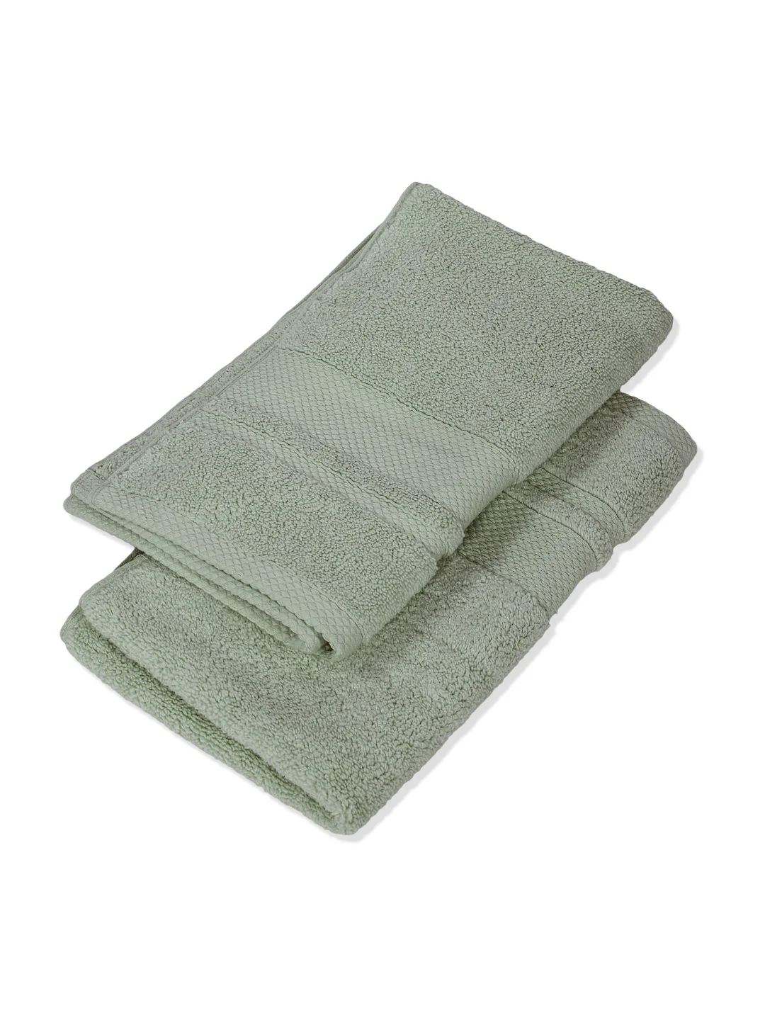 Luxury Sea Green 100% Cotton Solid 625 GSM Hand Towel Eusapia 2 Pc Set Box Pack - Image 6