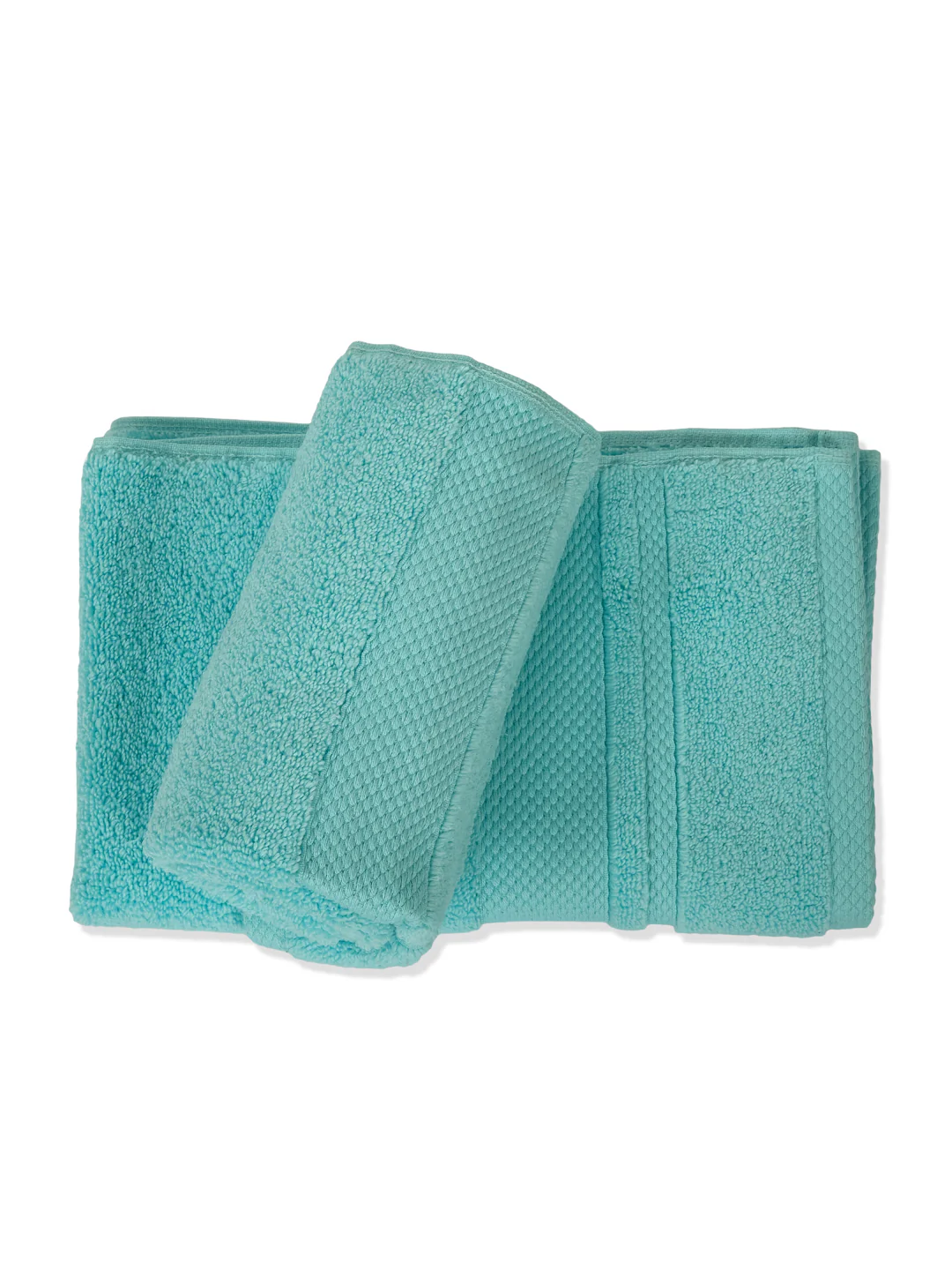 Luxury Sea Green 100% Cotton Solid 625 GSM Hand Towel Eusapia 2 Pc Set Box Pack - Image 4
