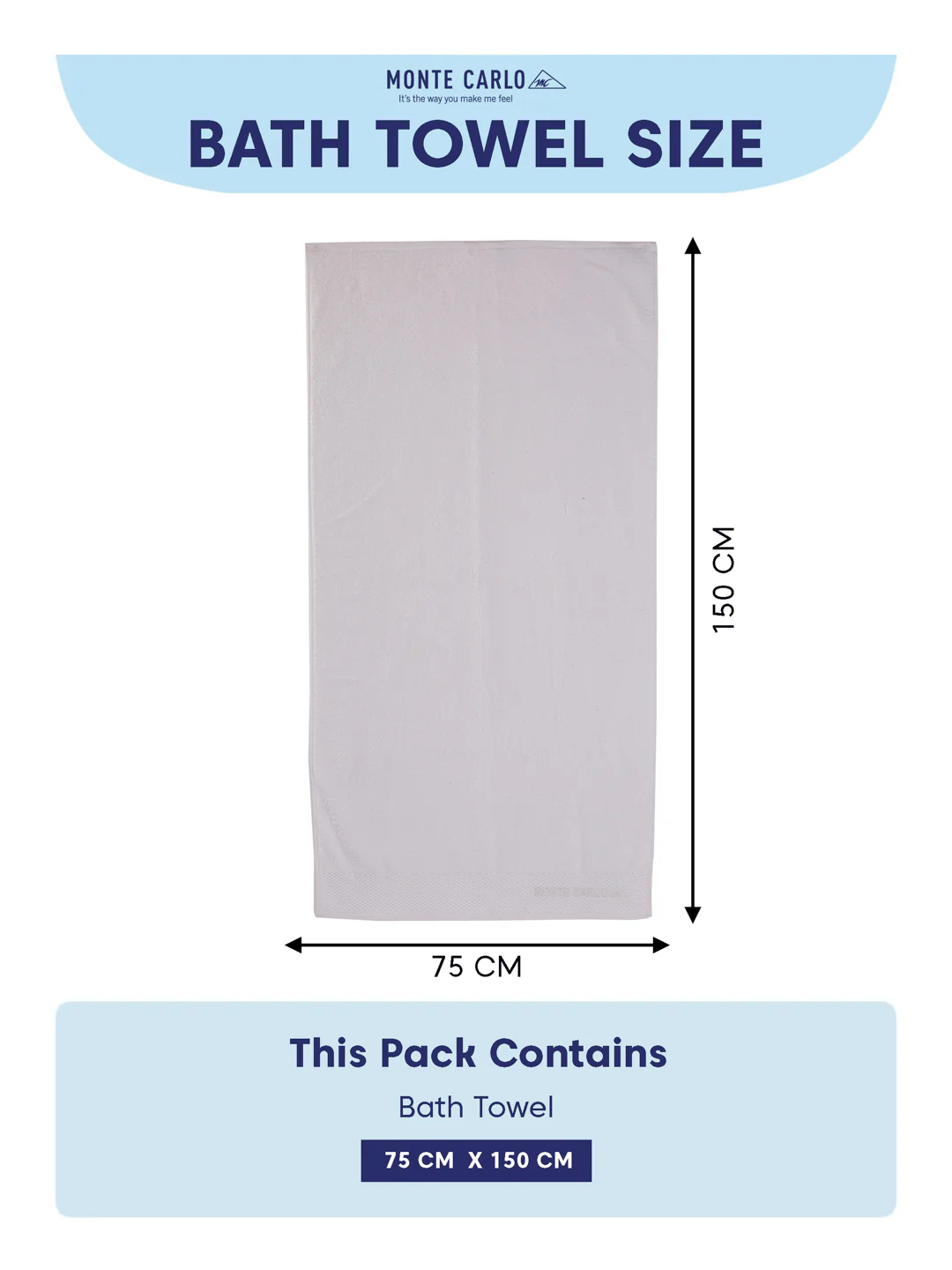 Luxury White 100% Cotton Solid 650 GSM Bath Towel Egyptian 1 Pc Box Pack - Image 8