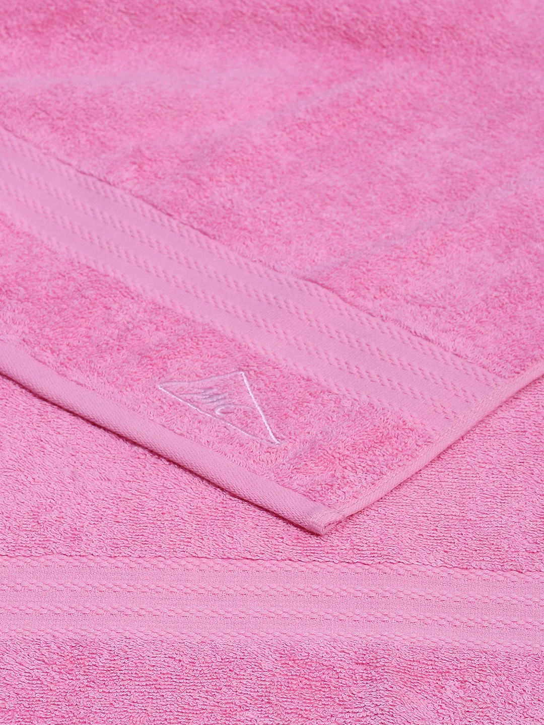 Magenta Cotton Solid 400 GSM Bath Towel (Jazz) - Image 4