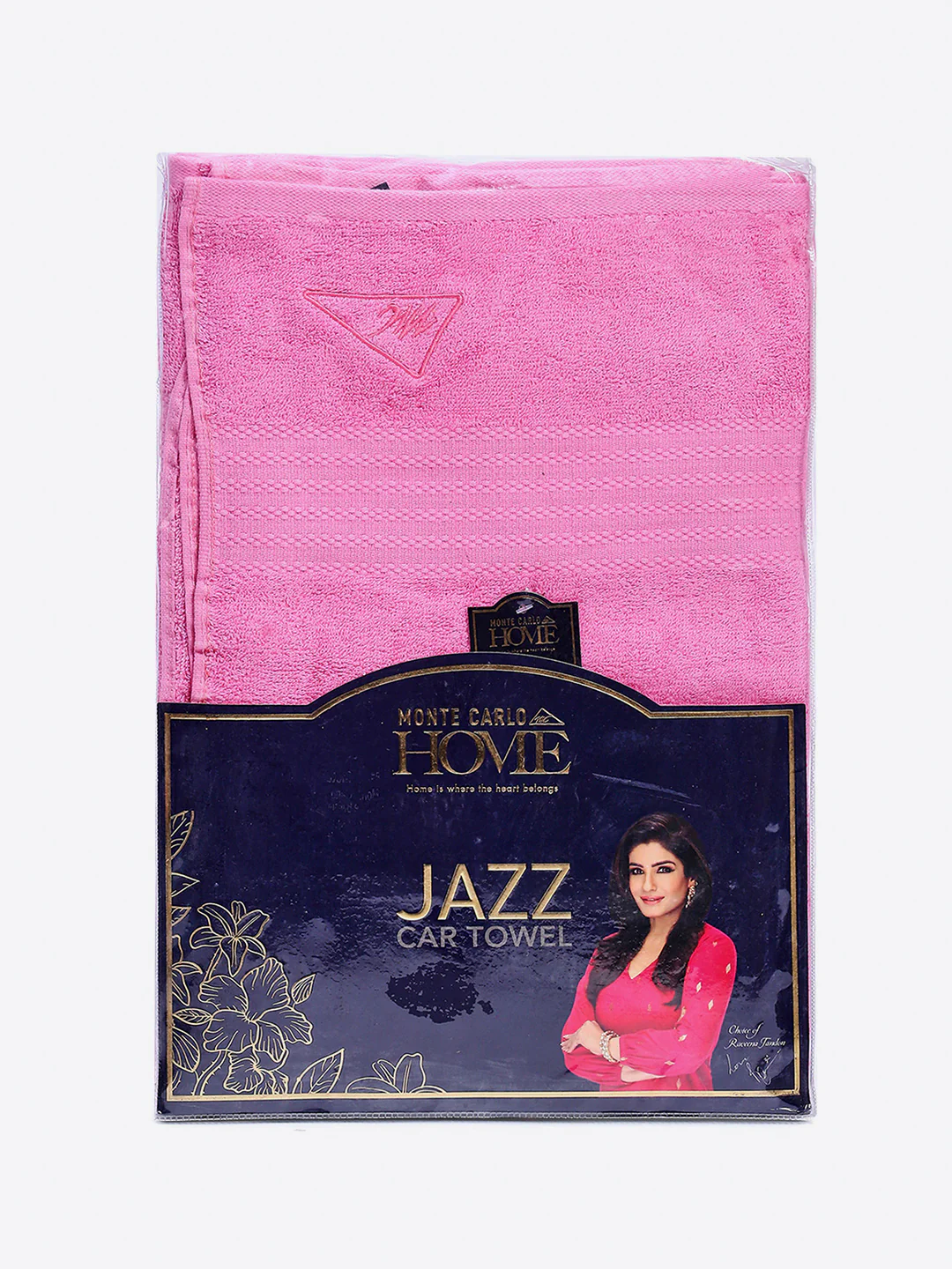 Magenta Cotton Solid 400 GSM Car Towel (Jazz) - Image 5