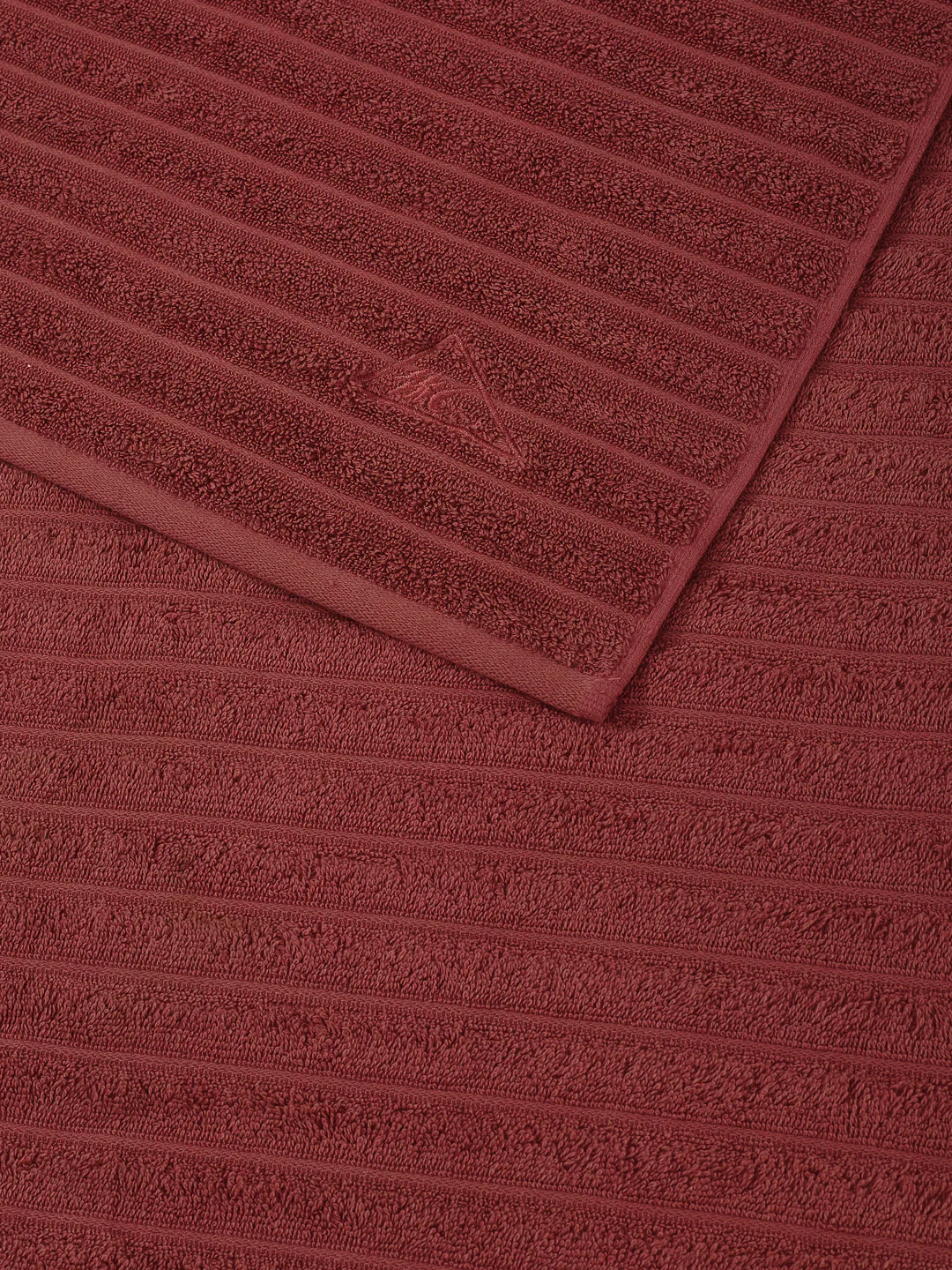 Maroon & Pink 100% Cotton Solid 500 GSM Bath Towel Sensations 4 Pc Set Gifting Box Pack - Image 11