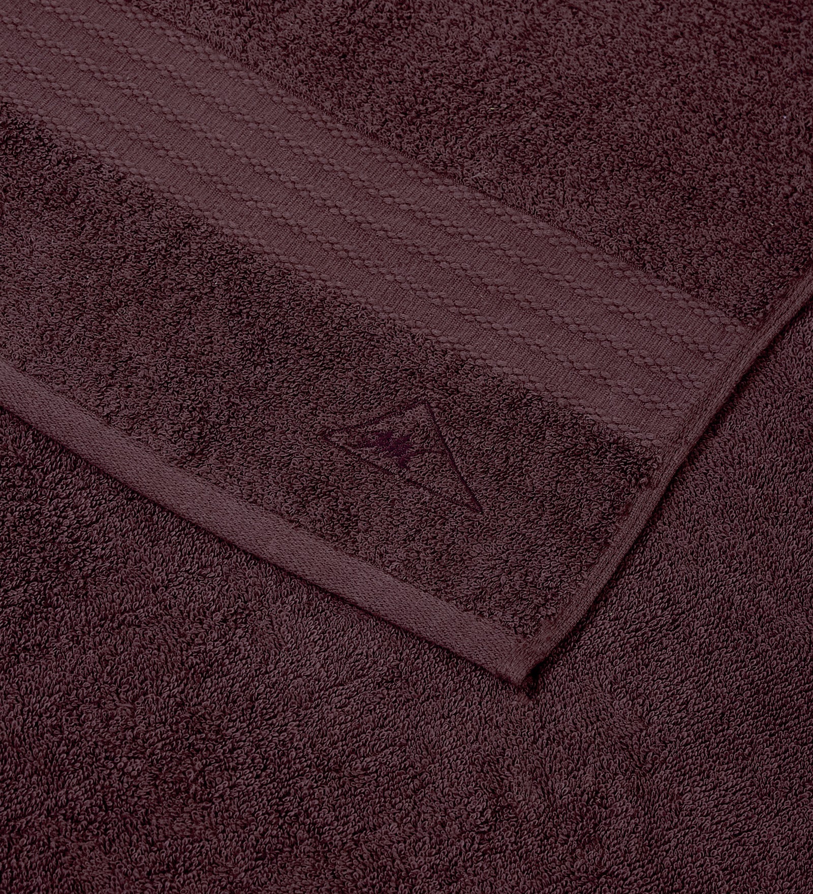 Maroon Pure Cotton Solid 380 GSM Bath Towel 1 Piece (Jazz Collection) - Image 6