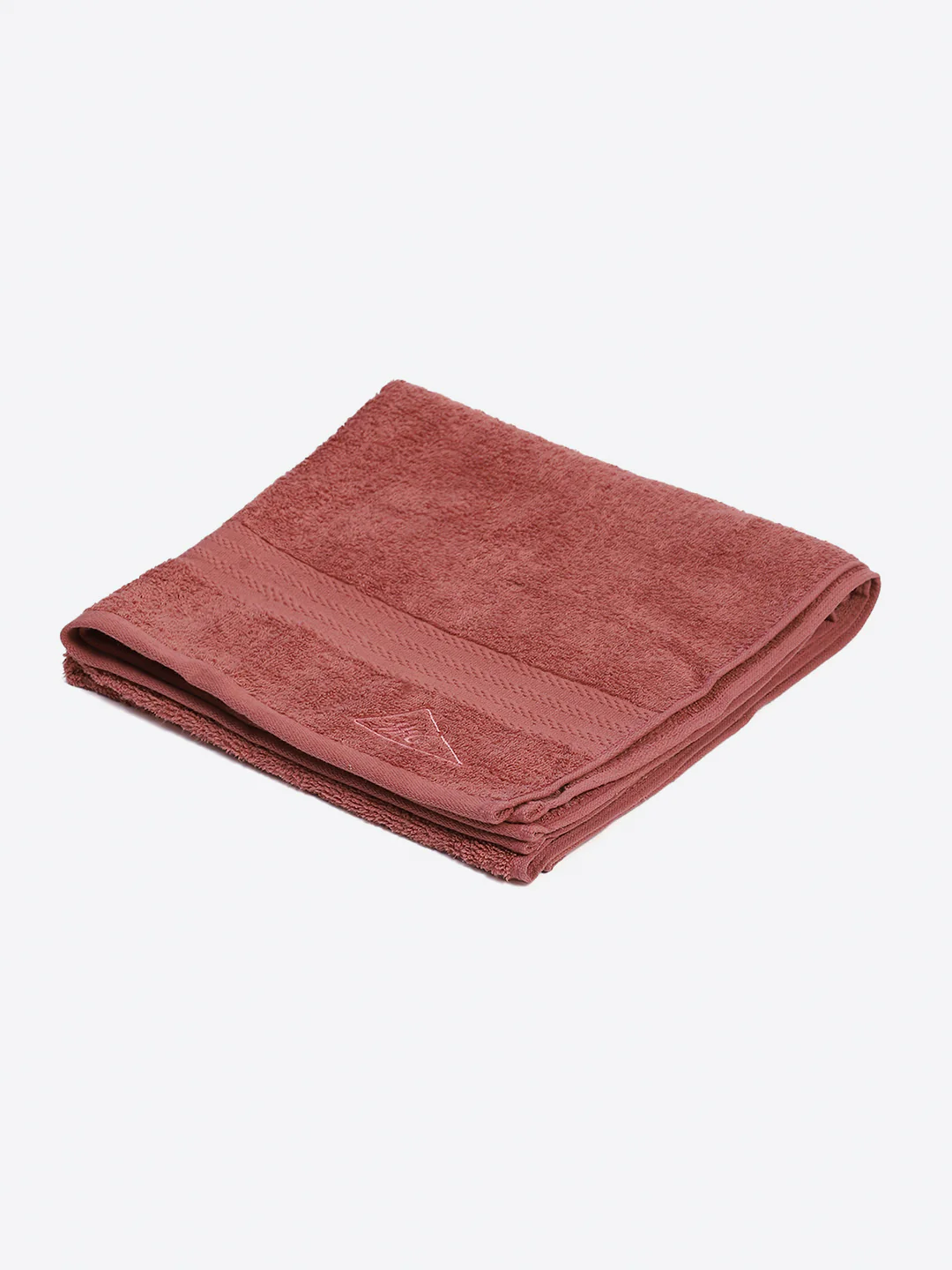 Mauve Cotton Solid 400 GSM Bath Towel (Jazz) - Image 2