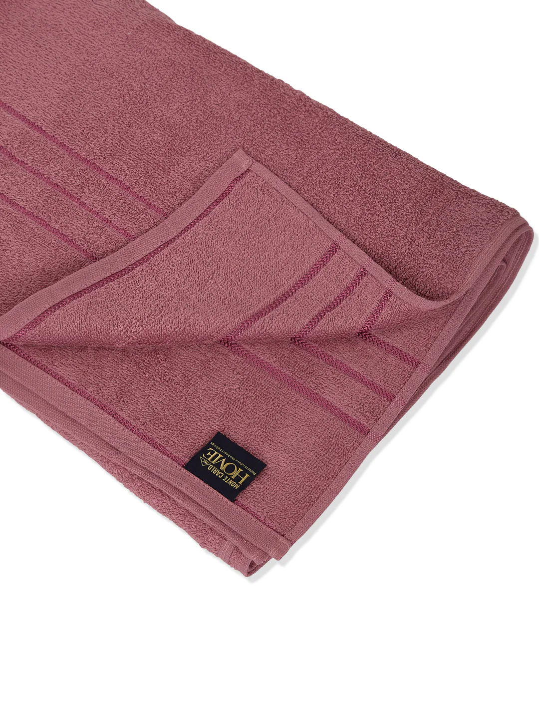 Mauve Pure Cotton Solid 340 GSM Car Towel 1 Piece (Soho Collection) - Image 4
