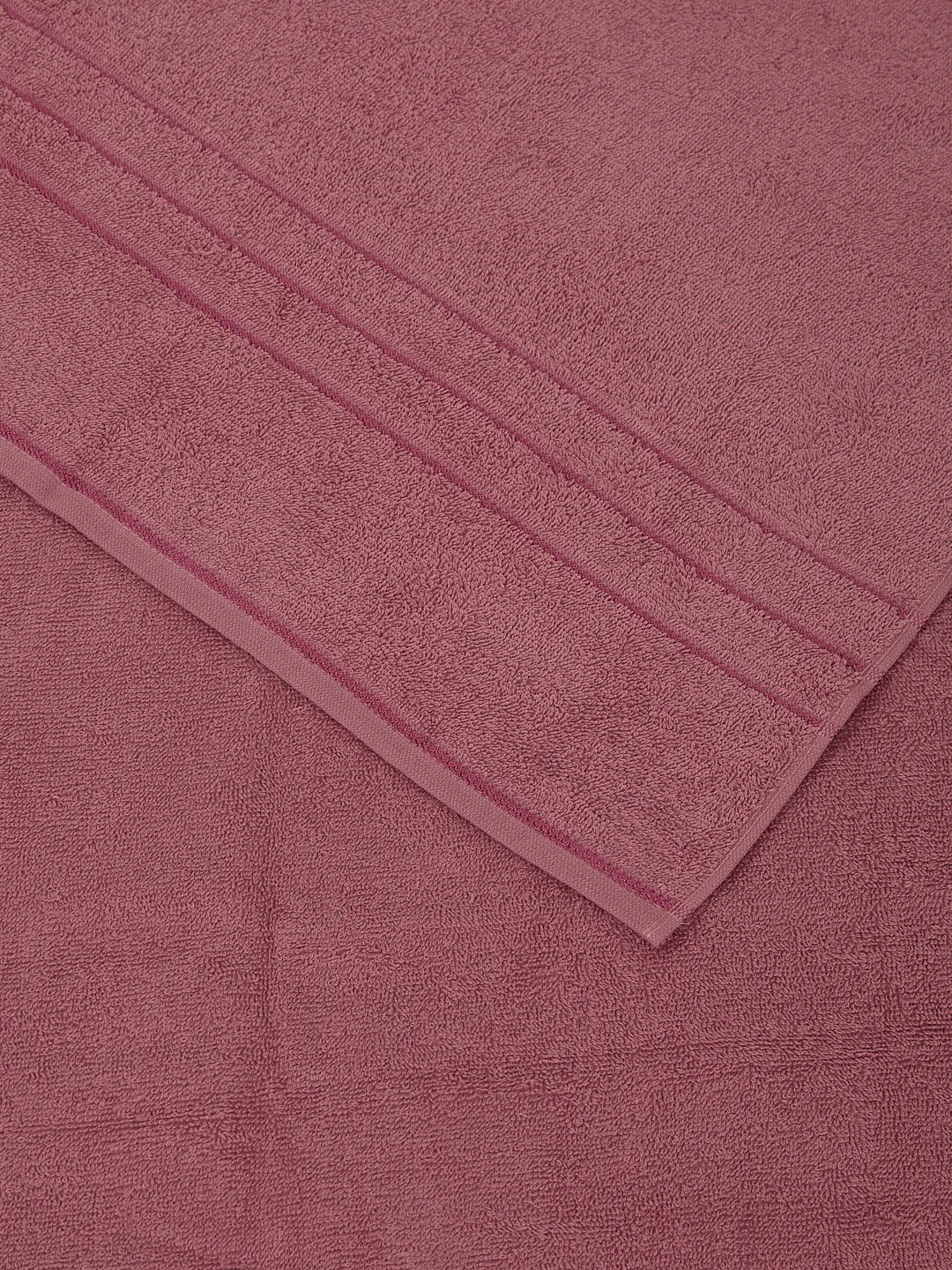 Mauve Pure Cotton Solid 340 GSM Car Towel 1 Piece (Soho Collection) - Image 5