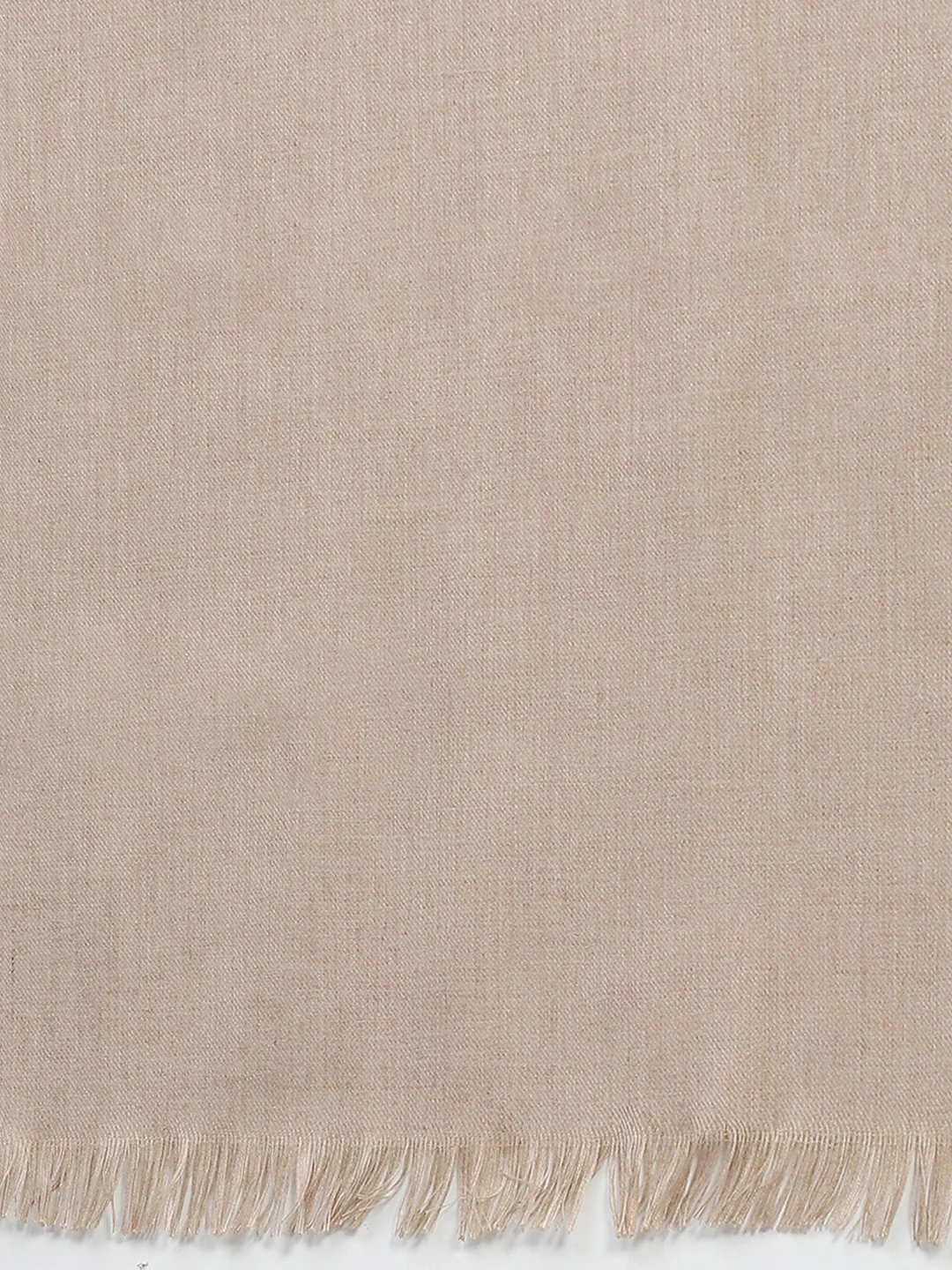 Men Beige Solid Lohi Shawl - Image 6