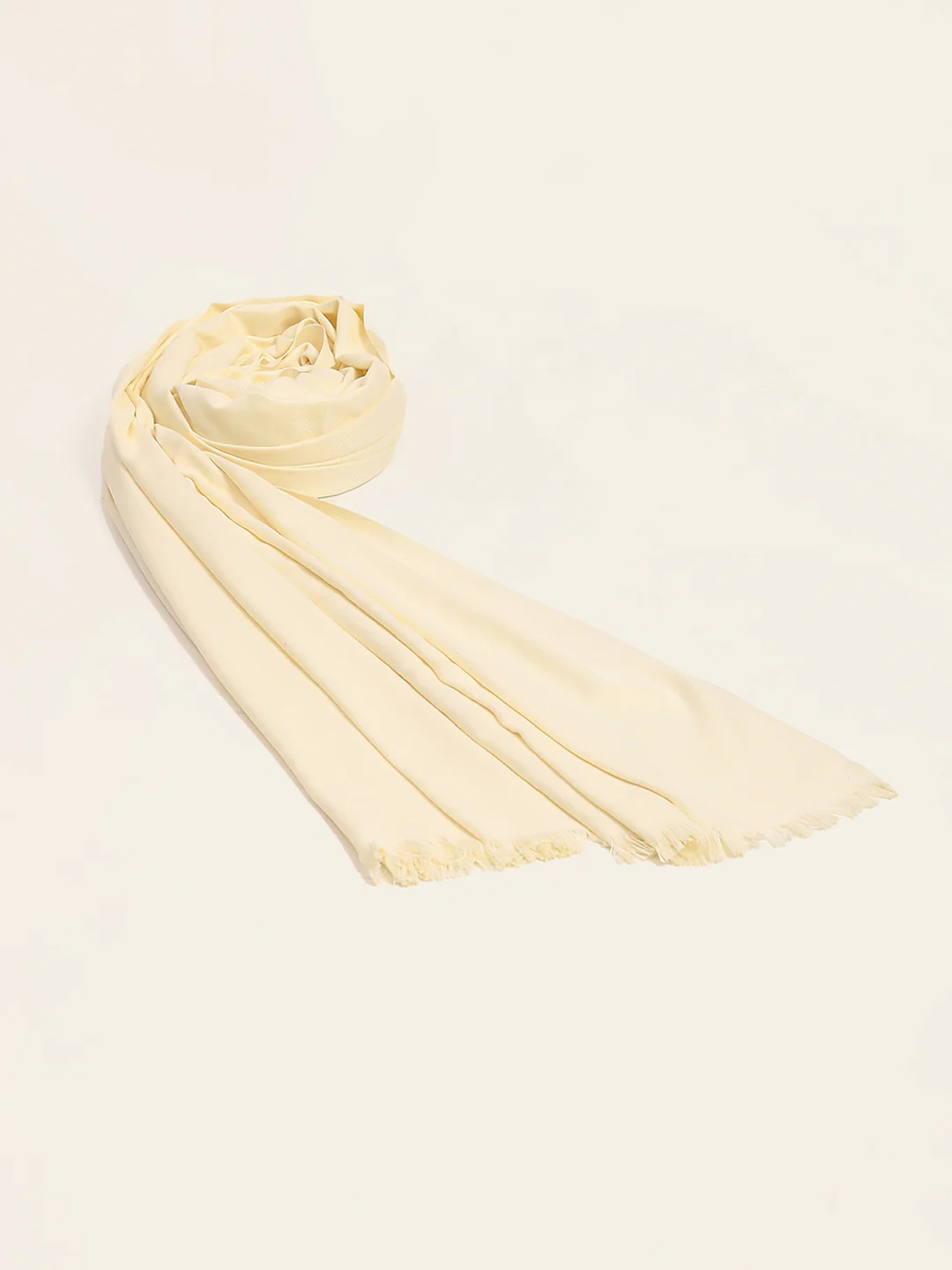 Men Beige Solid Lohi Shawl - Image 6