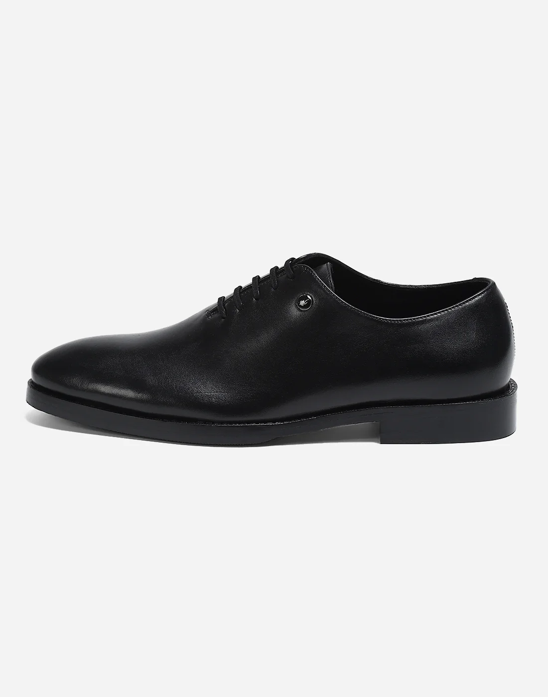 Men Black Lace Up Genuine Leather Formal Oxfords - Image 4