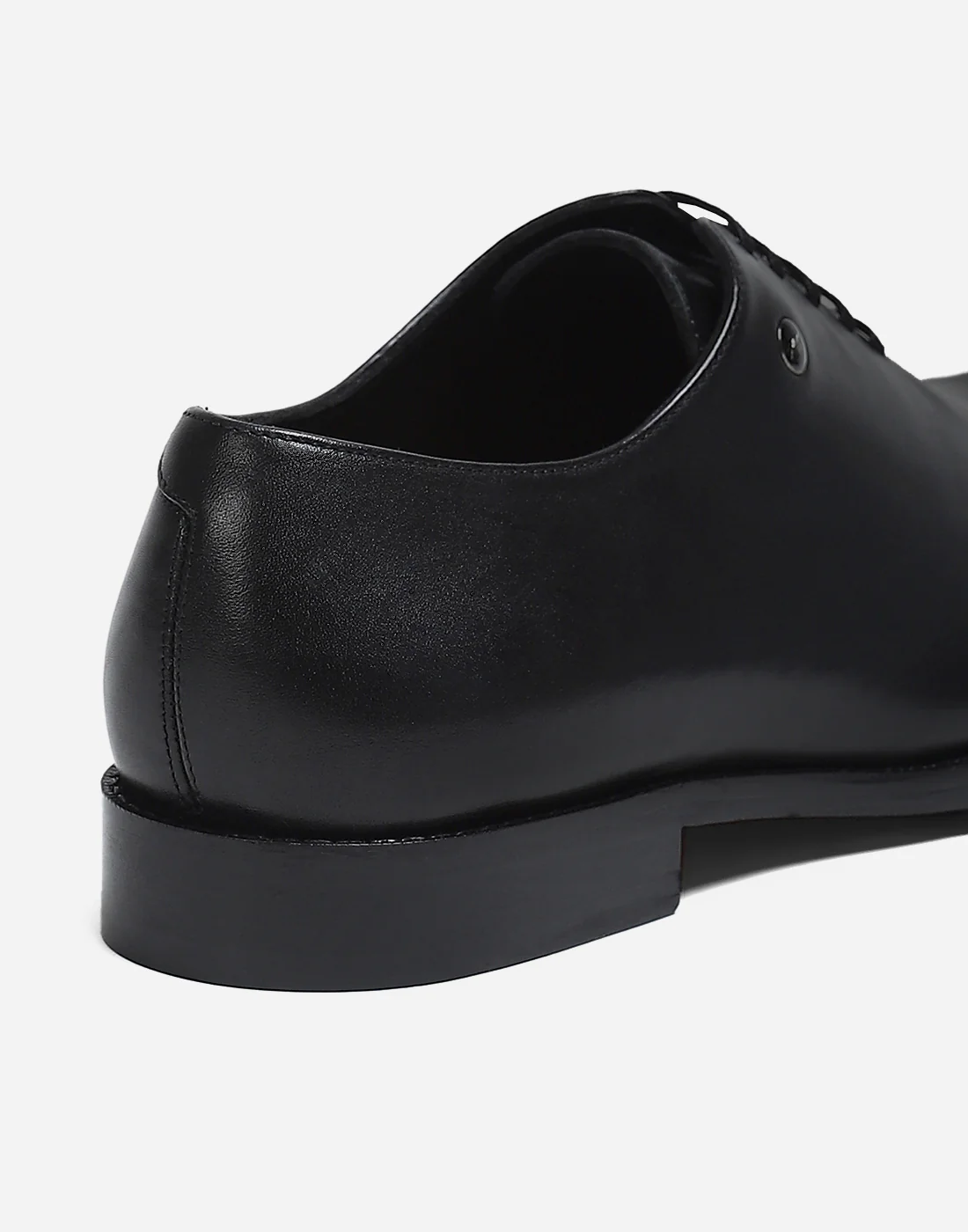 Men Black Lace Up Genuine Leather Formal Oxfords - Image 9