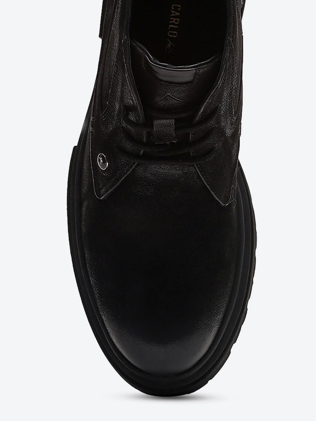 Men Black Lace Up Genuine Leather Comfortable and Light weight Outdoor Boots - Image 7