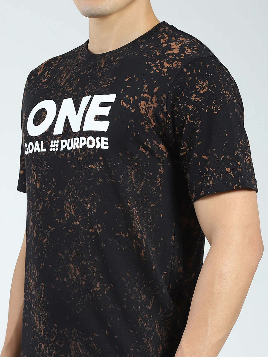 Rock.it Men Black Printed Round Neck Half Sleeve T-Shirt - Image 7