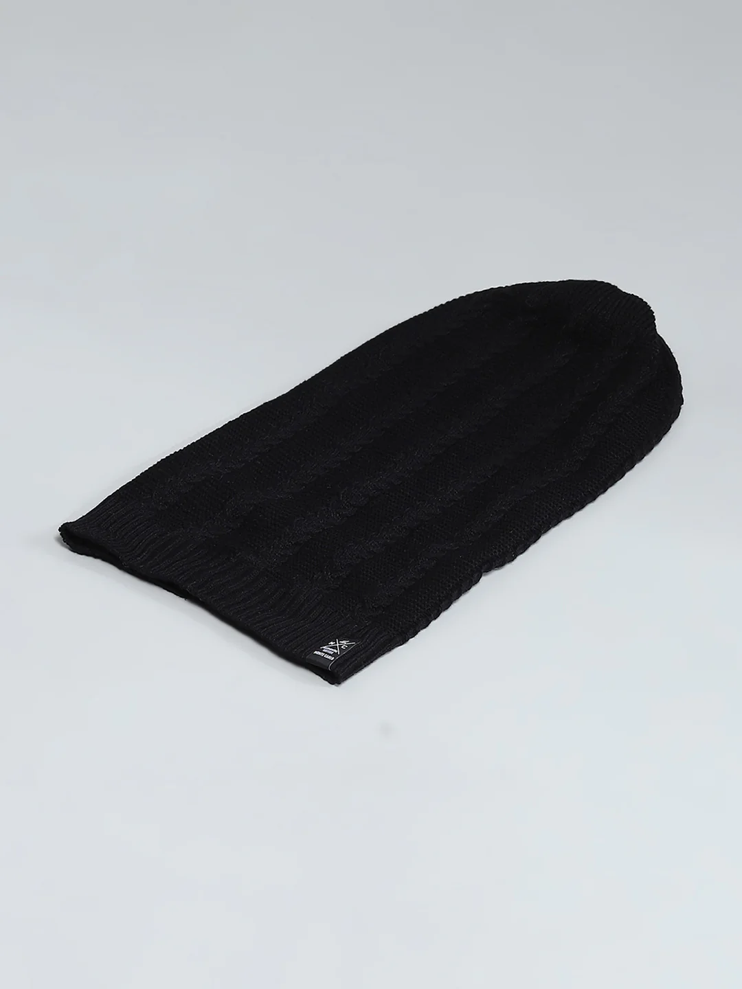 Men Black Solid Cap - Image 6