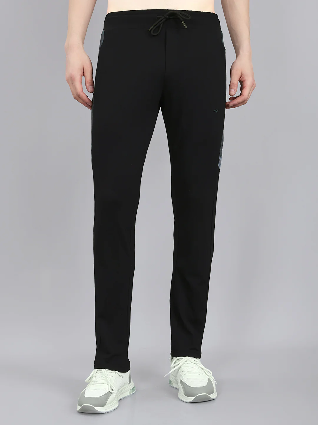 Men Black Solid Collar Half Sleeve Lower Set - Image 5