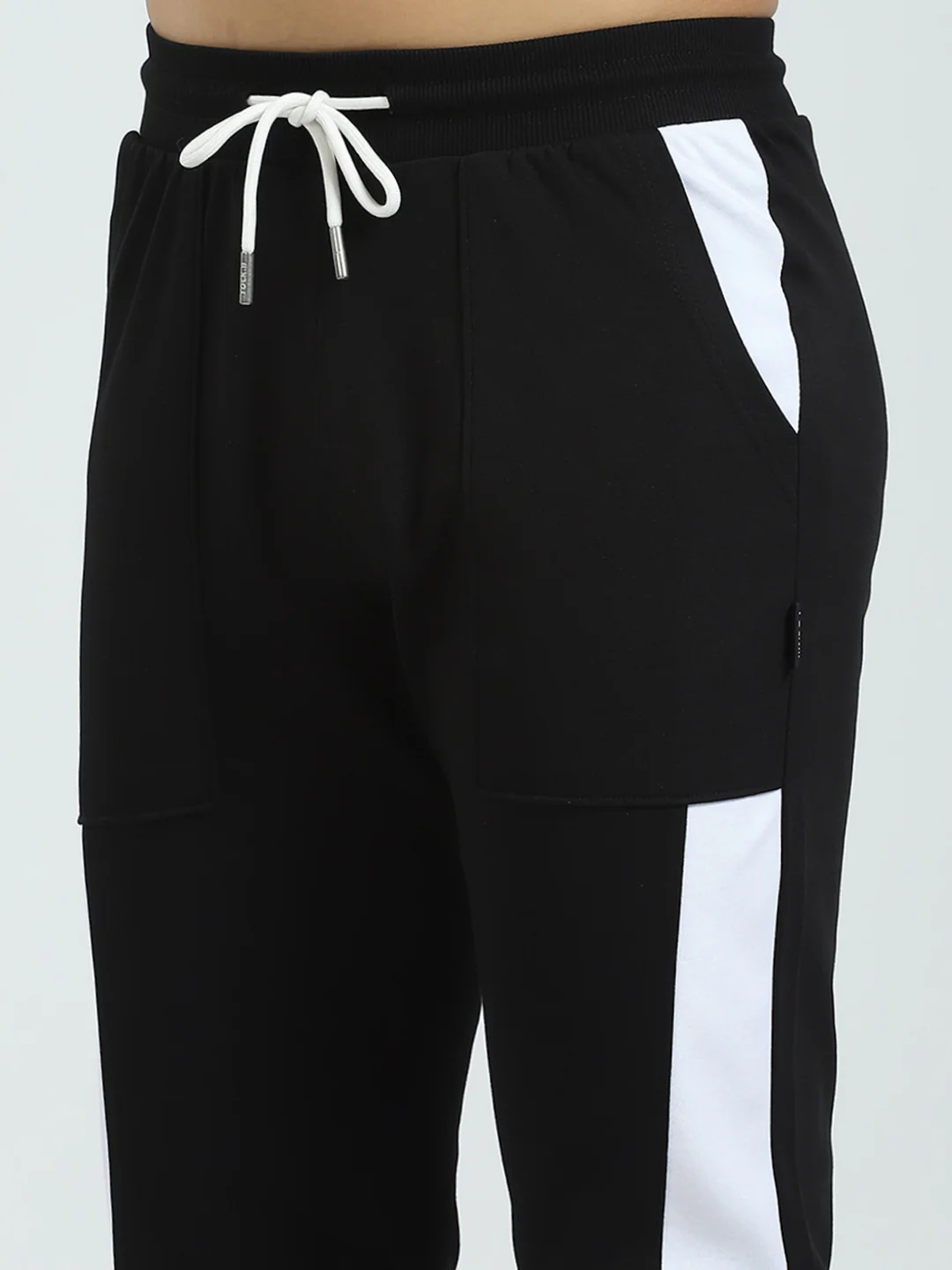 Rock.it Men Black Solid Regular Fit Jogger - Image 6