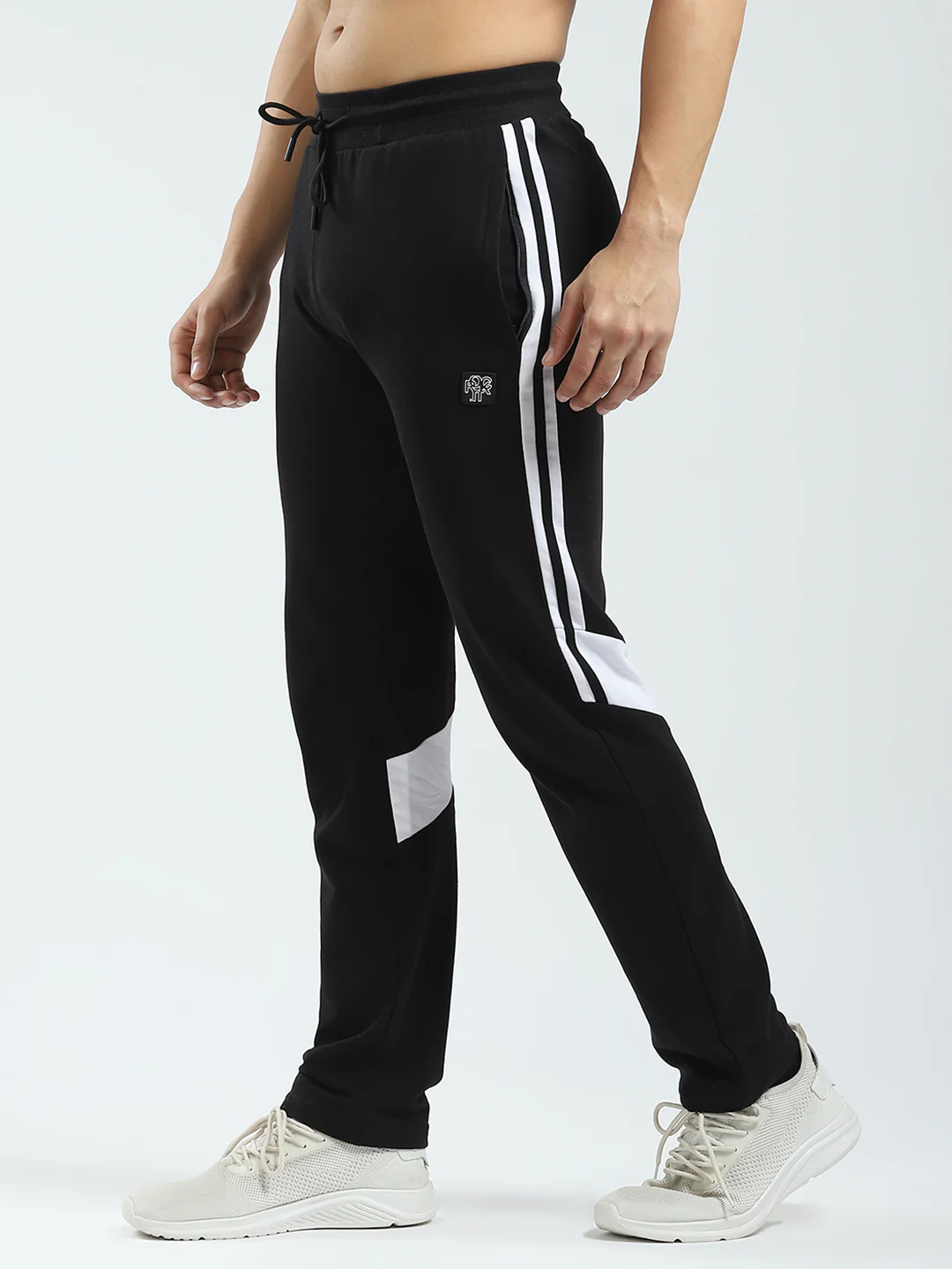 Rock.it Men Black Solid Regular Fit Lower - Image 3