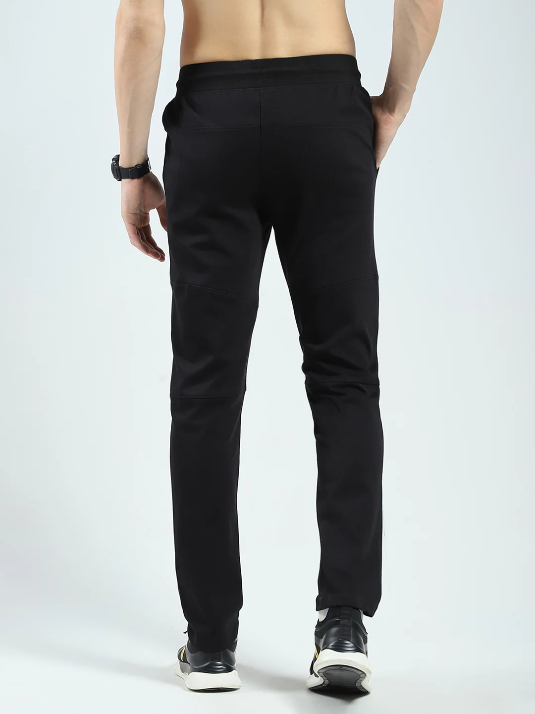 Rock.it Men Black Solid Regular Fit Lower - Image 5