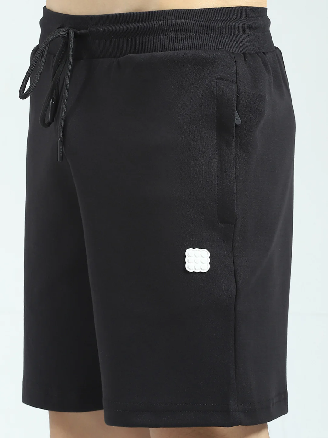 Rock.it Men Black Solid Regular Fit Shorts - Image 6