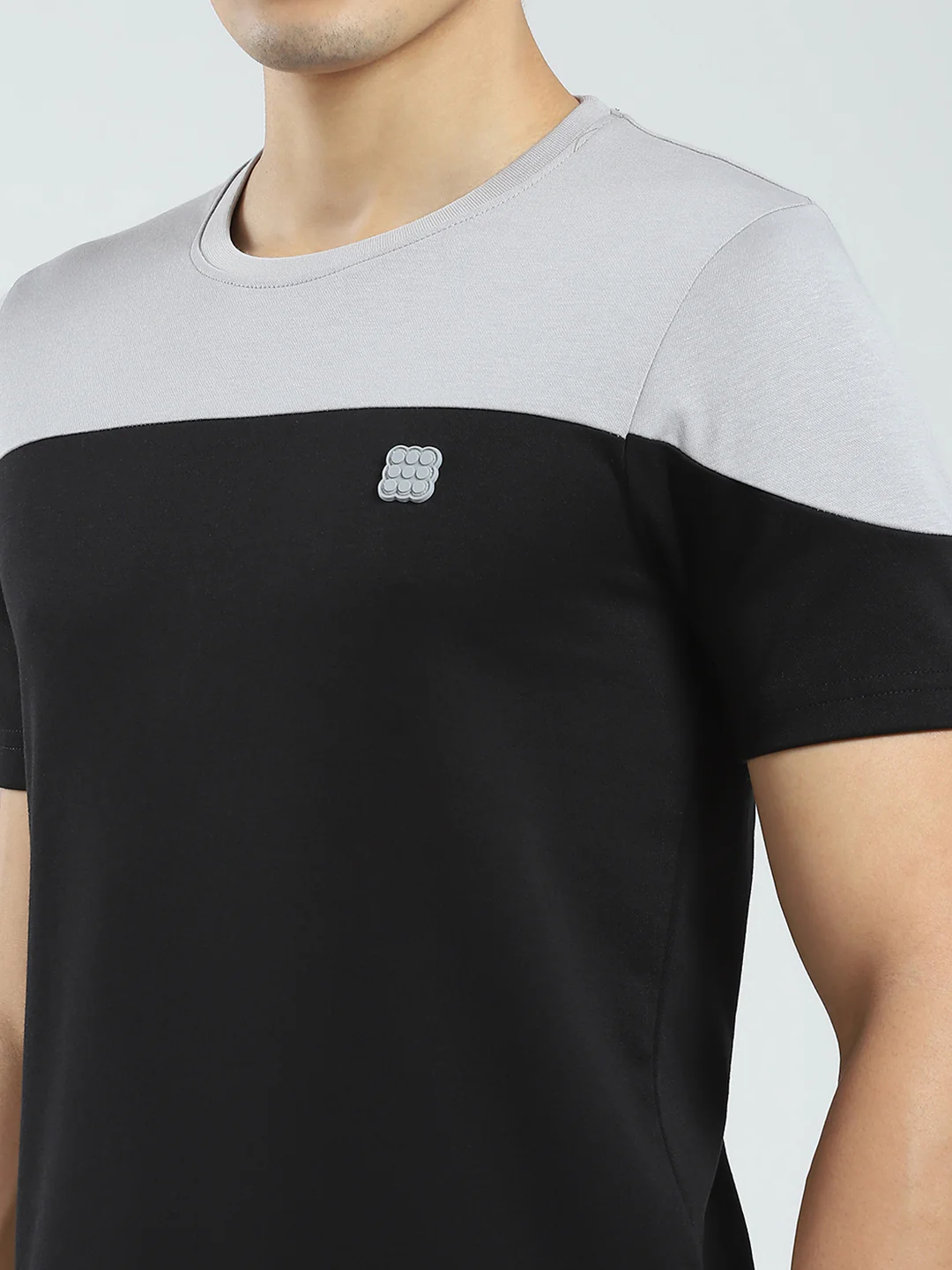 Rock.it Men Black Solid Round Neck Half Sleeve T-Shirt - Image 7