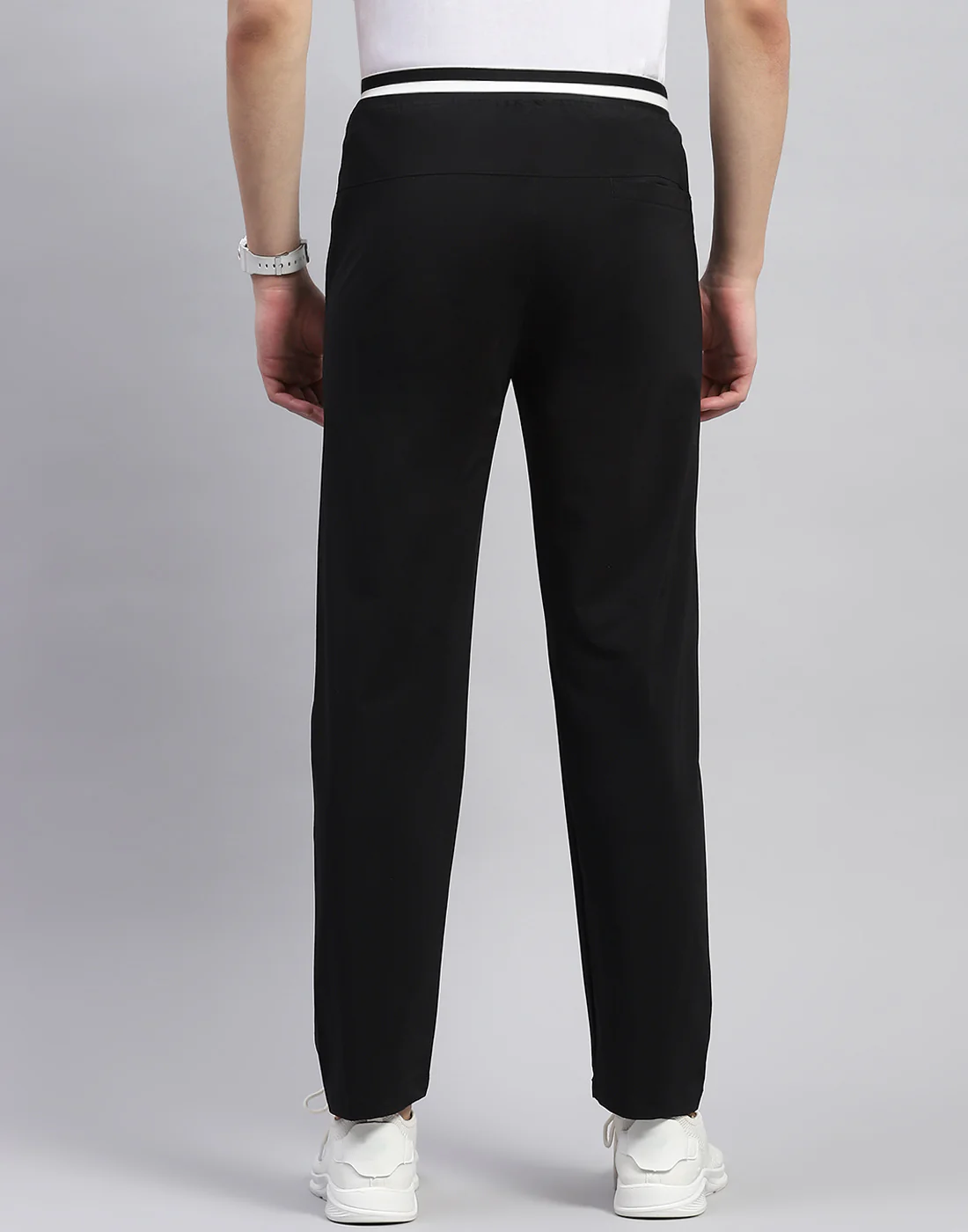 Rock.it Men Black Solid Smart Fit Lower - Image 5