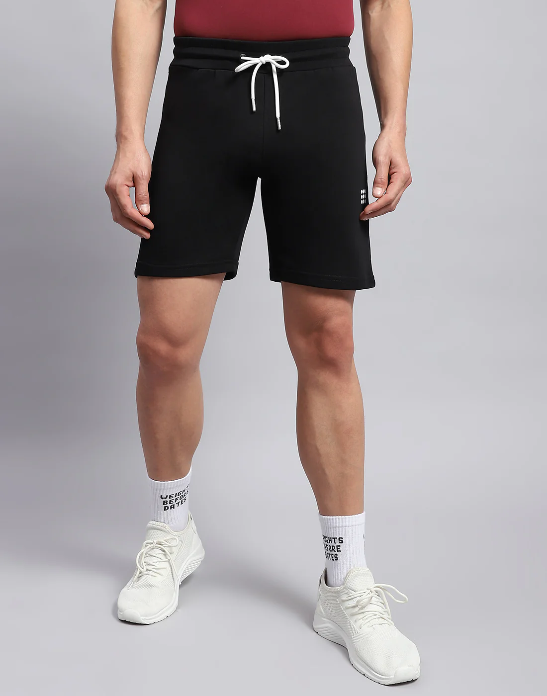 Rock.it Men Black Solid Smart Fit Short - Image 3