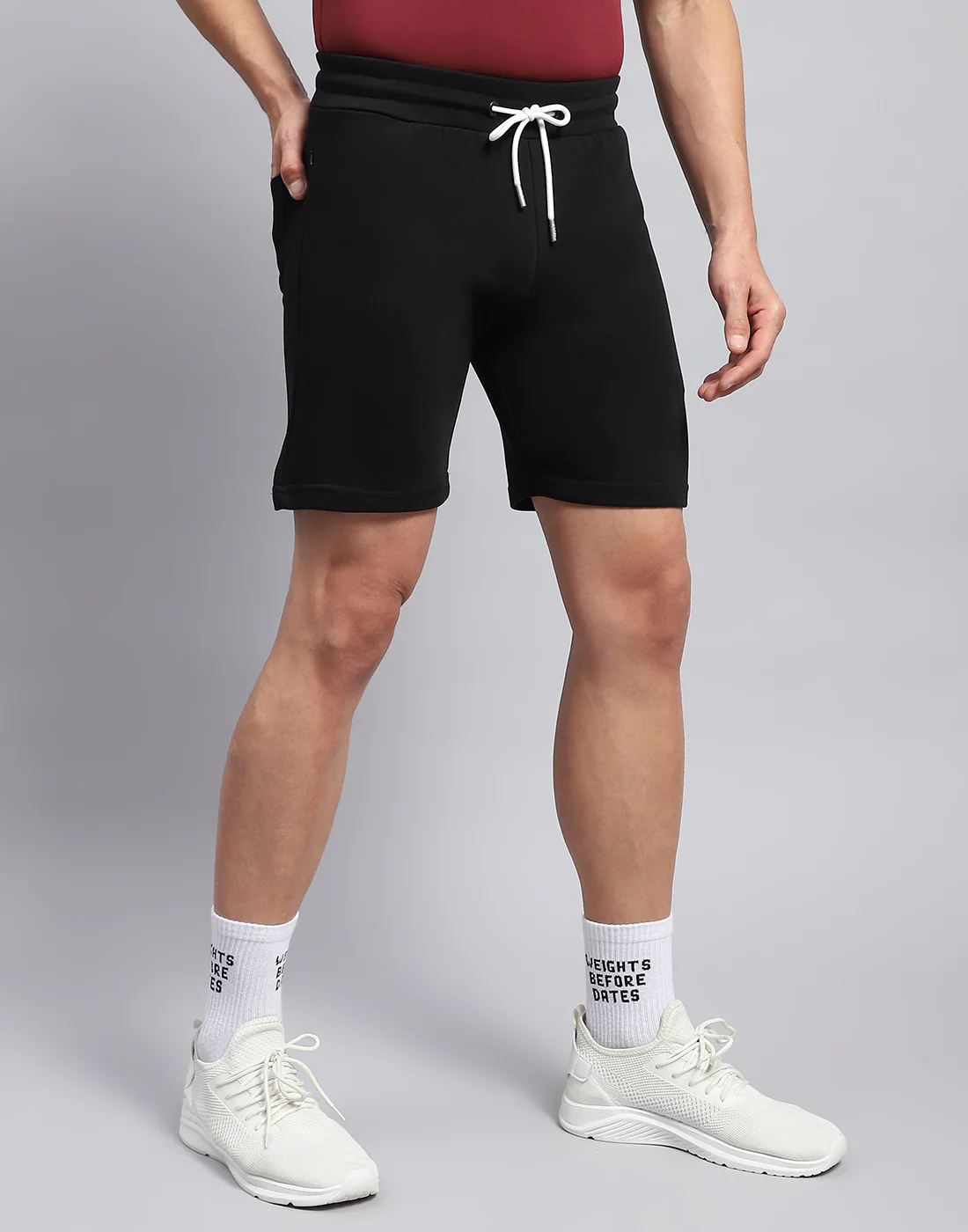 Rock.it Men Black Solid Smart Fit Short - Image 5