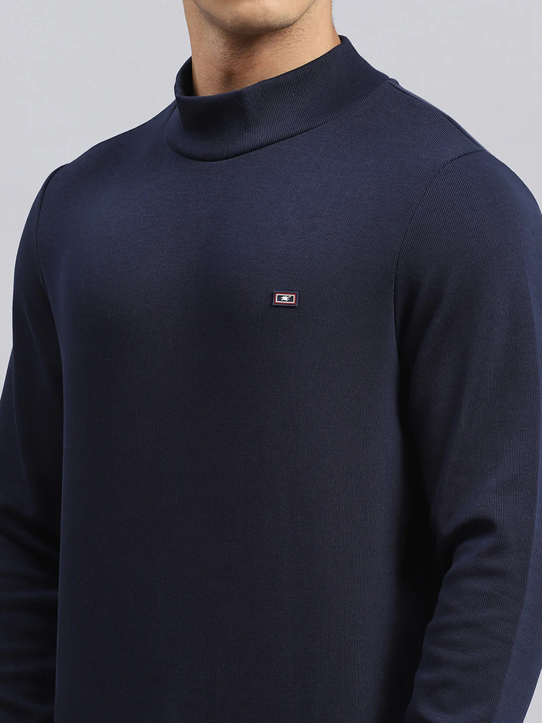 Men Blue Plain T-Shirt - Image 6