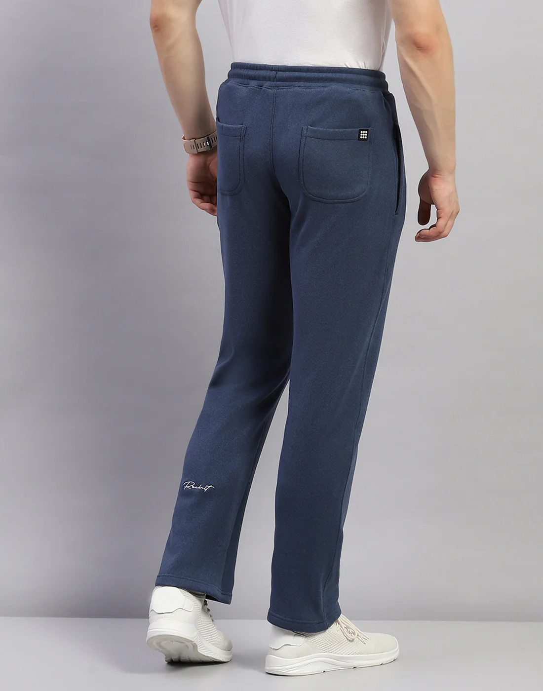 Rock.it Men Blue Printed Regular Fit Winter Lower - Image 5
