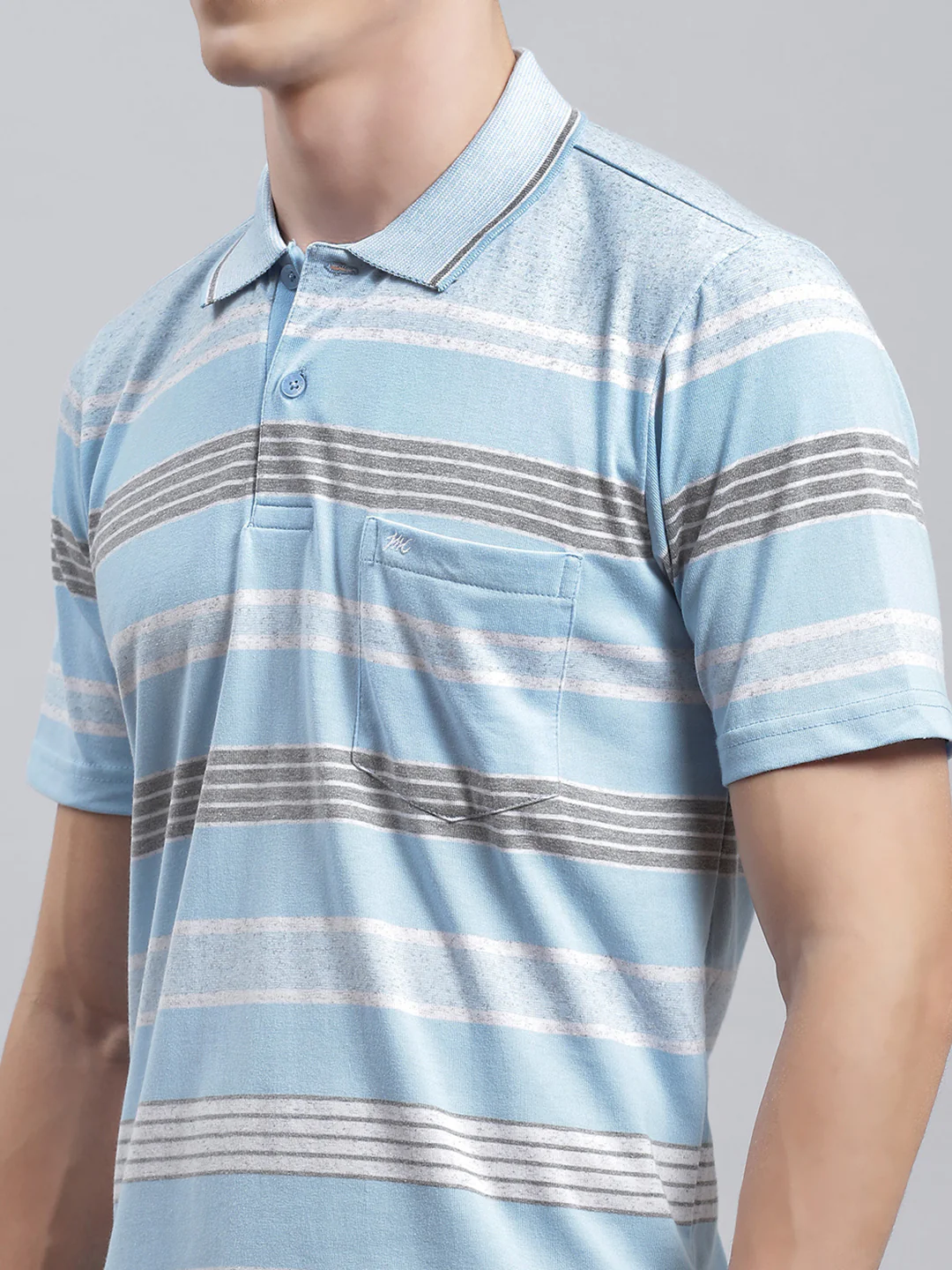 Men Blue Printed T-Shirt - Image 6