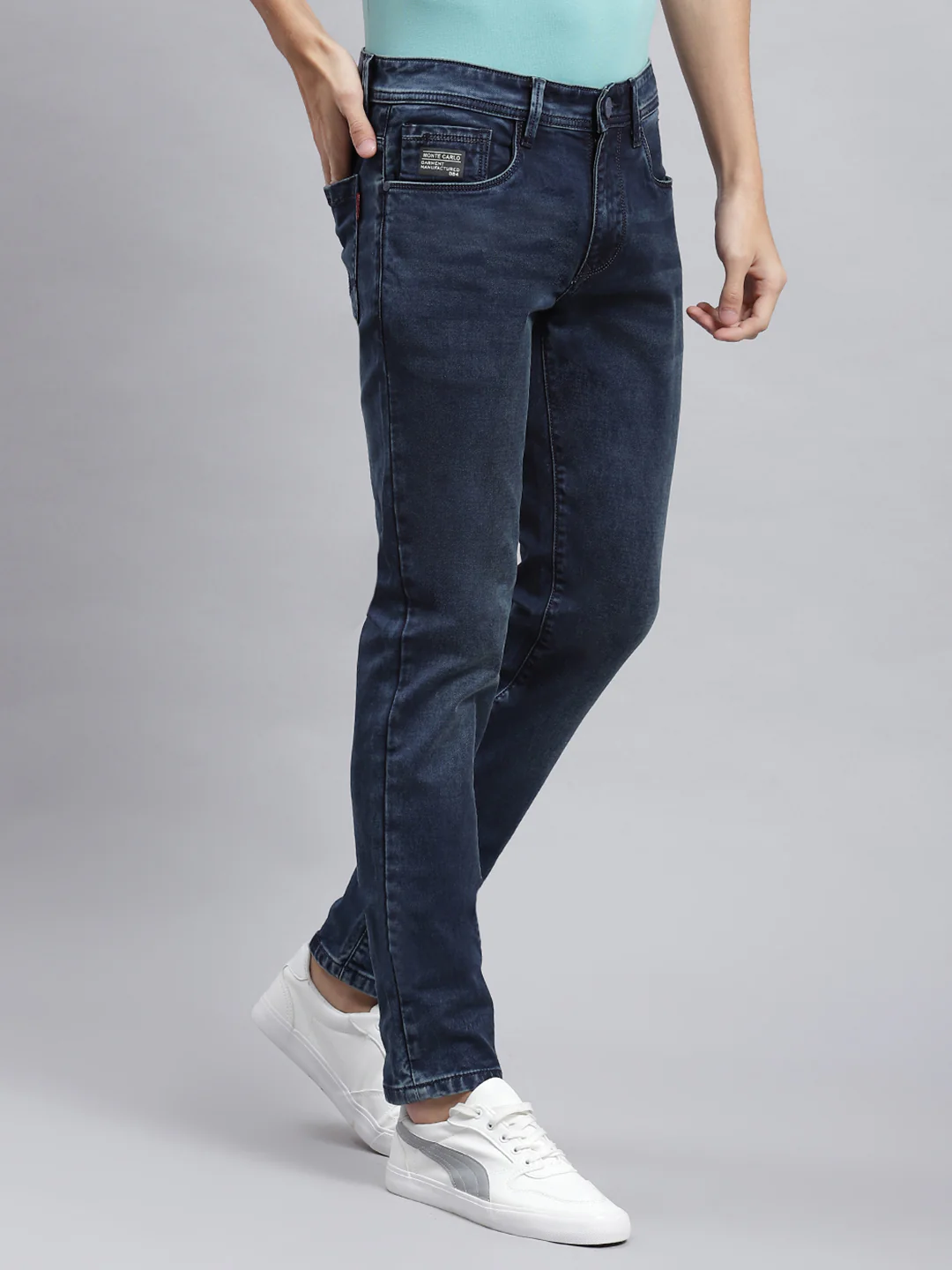 Men Blue Skinny Fit Denim - Image 3