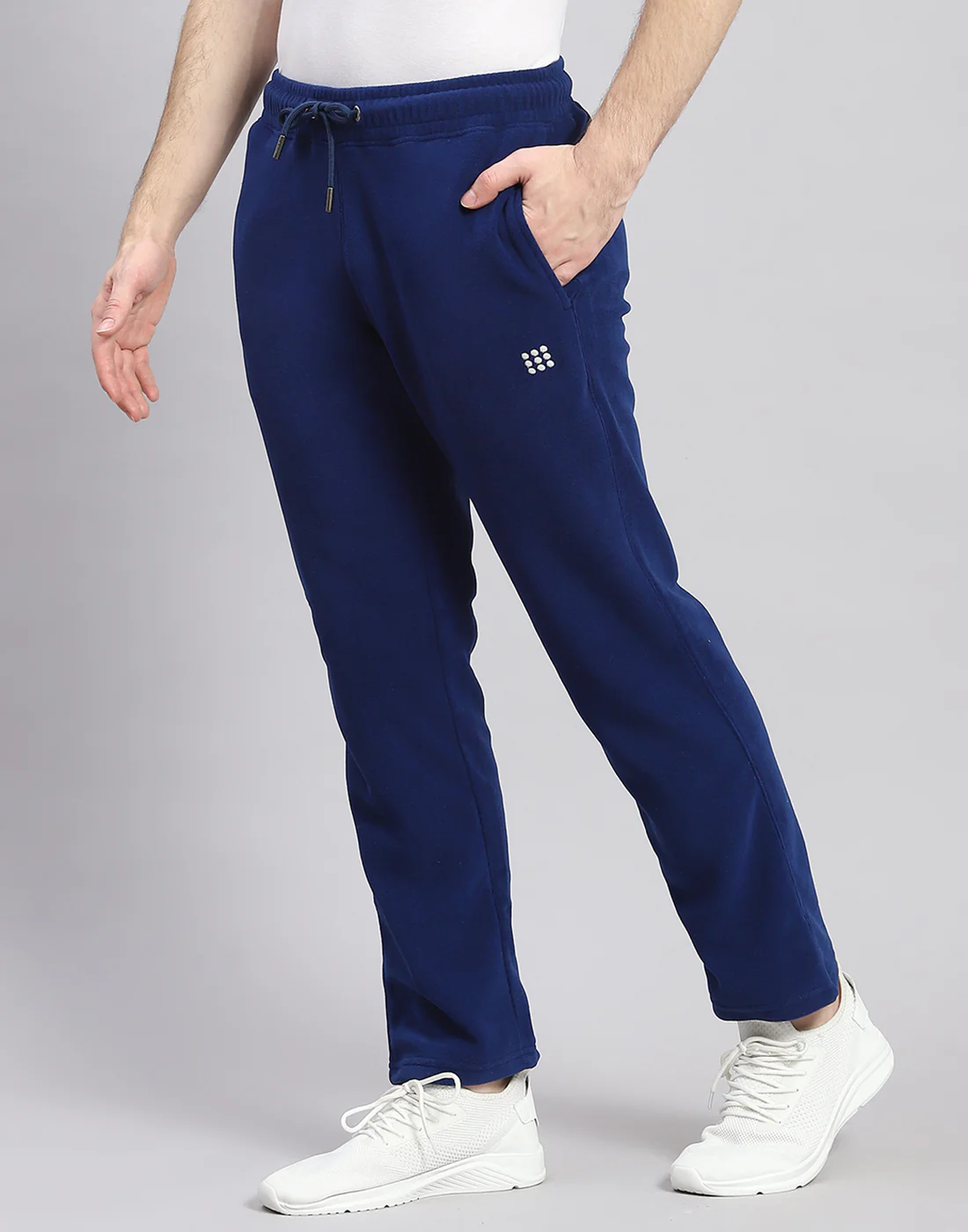 Rock.it Men Blue Solid Hooded Full Sleeve Tracksuit - Image 8