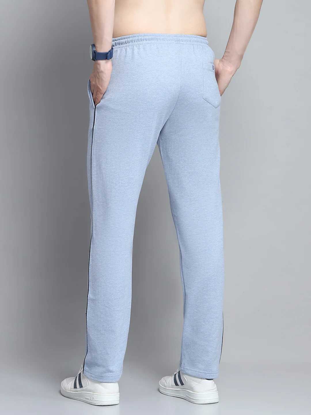 Men Blue Solid   Lower - Image 5