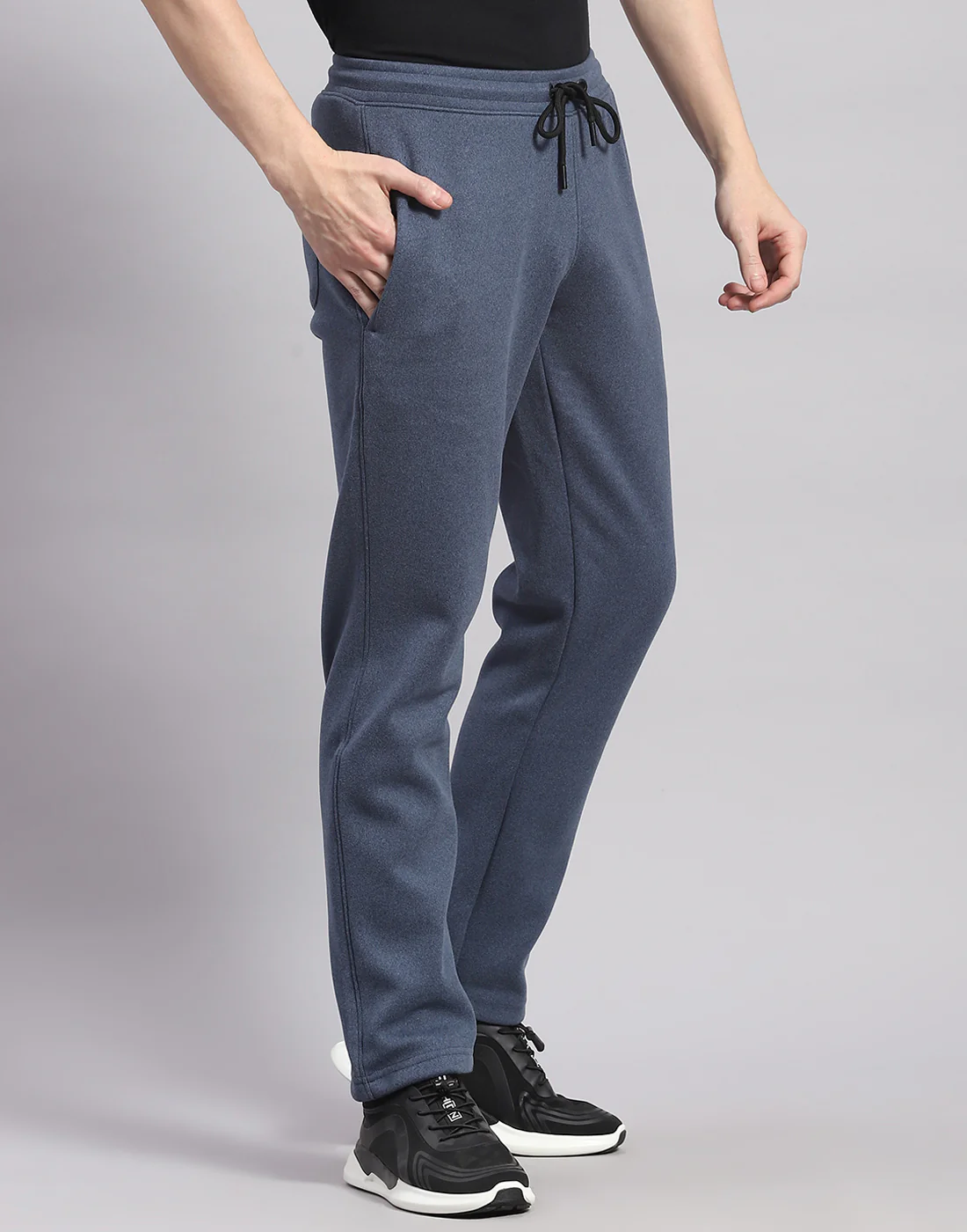 Rock.it Men Blue Solid Regular Fit Lower - Image 4