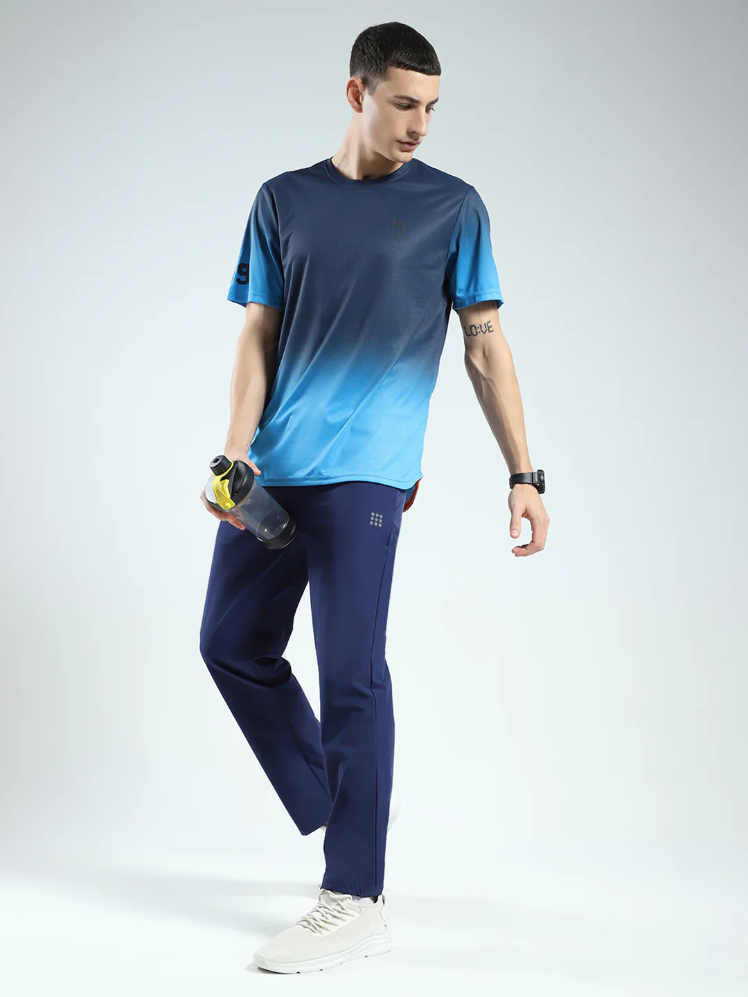 Rock.it Men Blue Solid Regular Fit Lower - Image 2