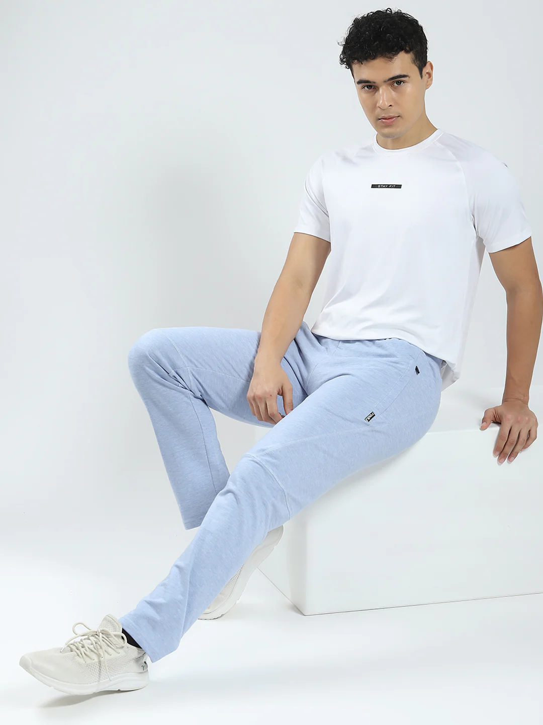 Rock.it Men Blue Solid Regular Fit Lower - Image 2