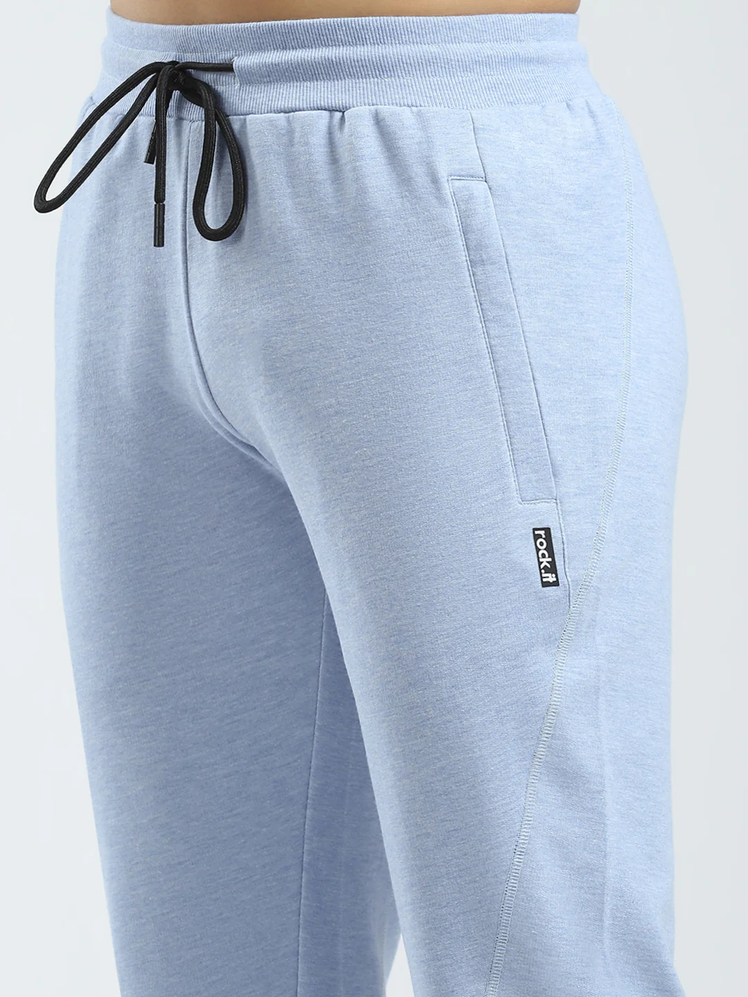 Rock.it Men Blue Solid Regular Fit Lower - Image 6