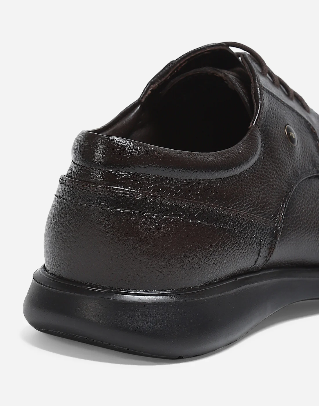 Men Brown Lace Up Genuine Leather Formal Derby - Image 9