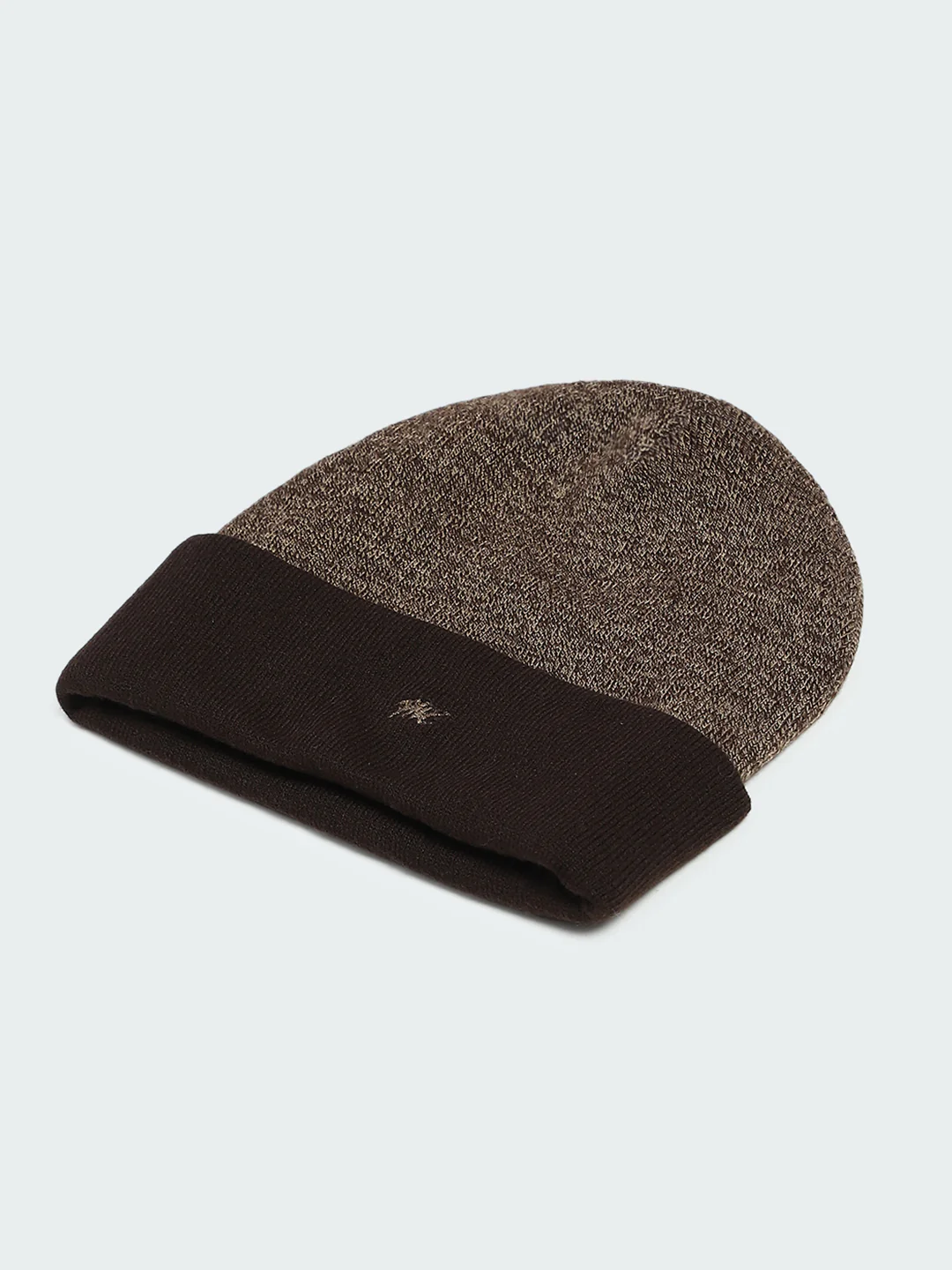 Men Brown Self Design Cap - Image 6