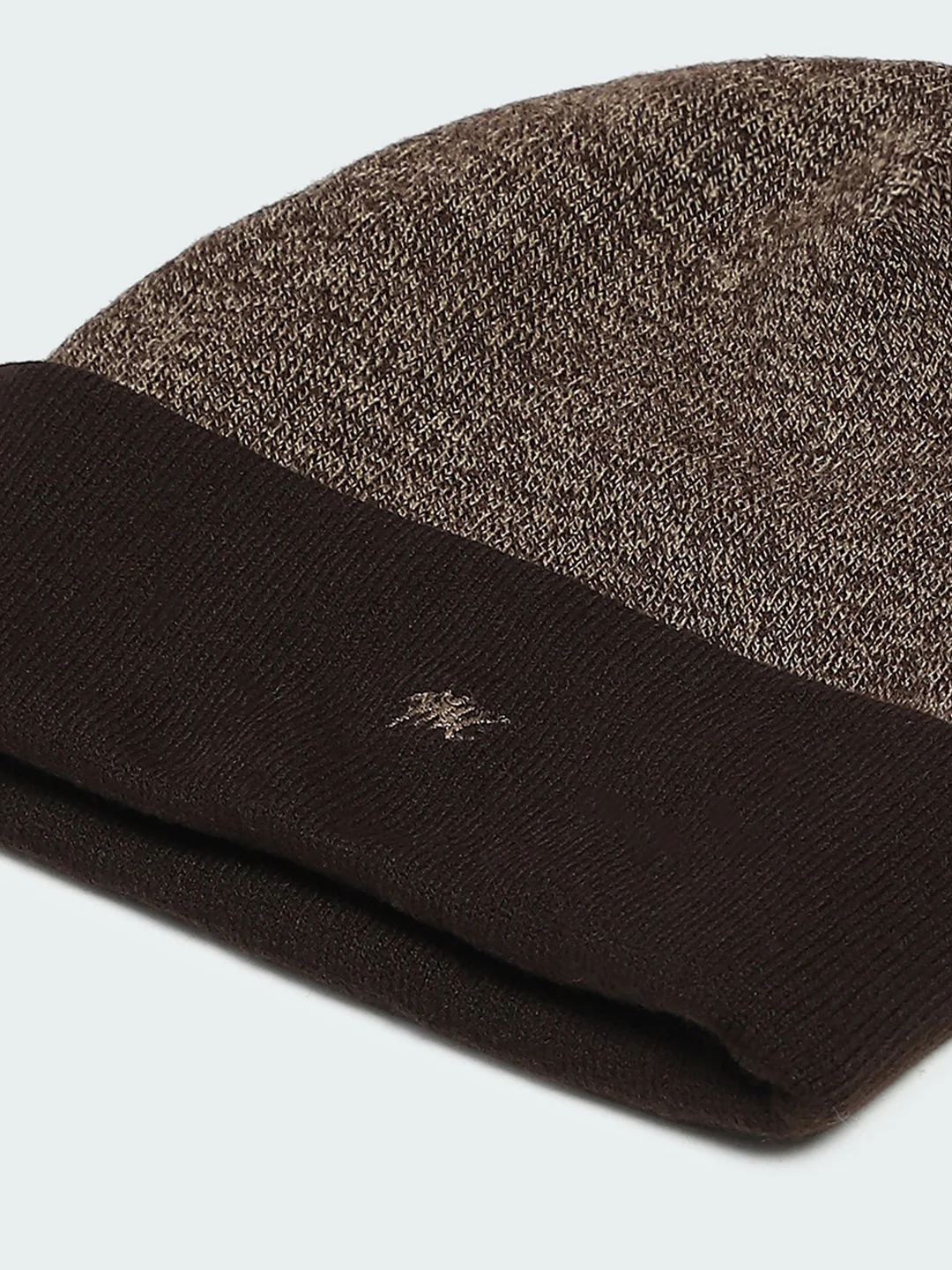 Men Brown Self Design Cap - Image 7
