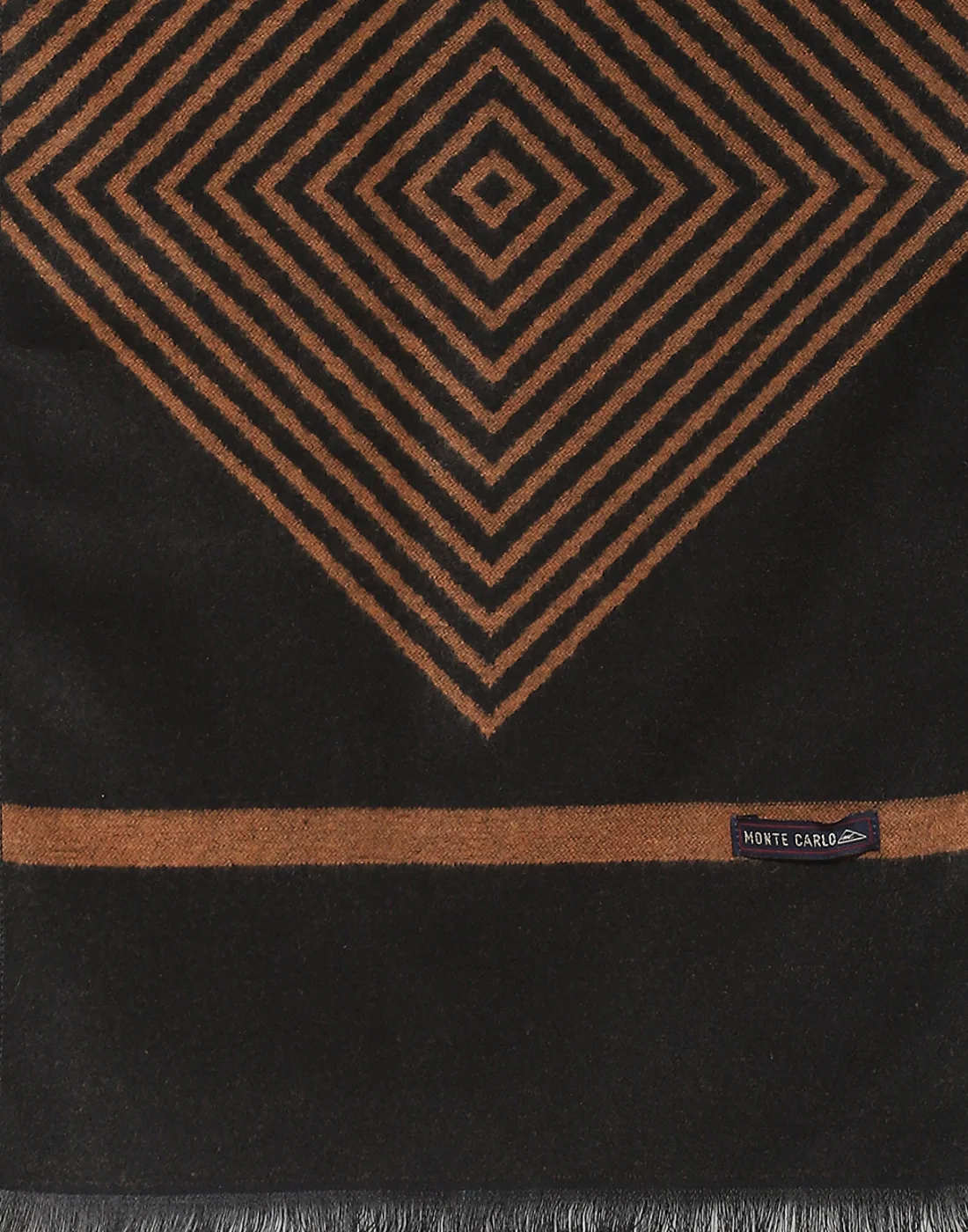 Men Brown Self Design Muffler - Image 7